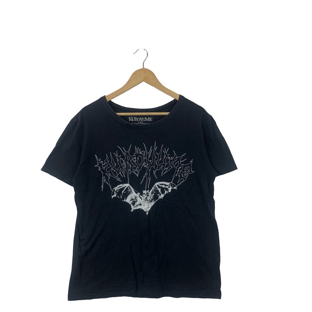 Band Tees Vintage KUROYUME METAL GRAPHIC Gothic Bat Print Style Size US M / EU 48-50 / 2 - 3 Thumbnail