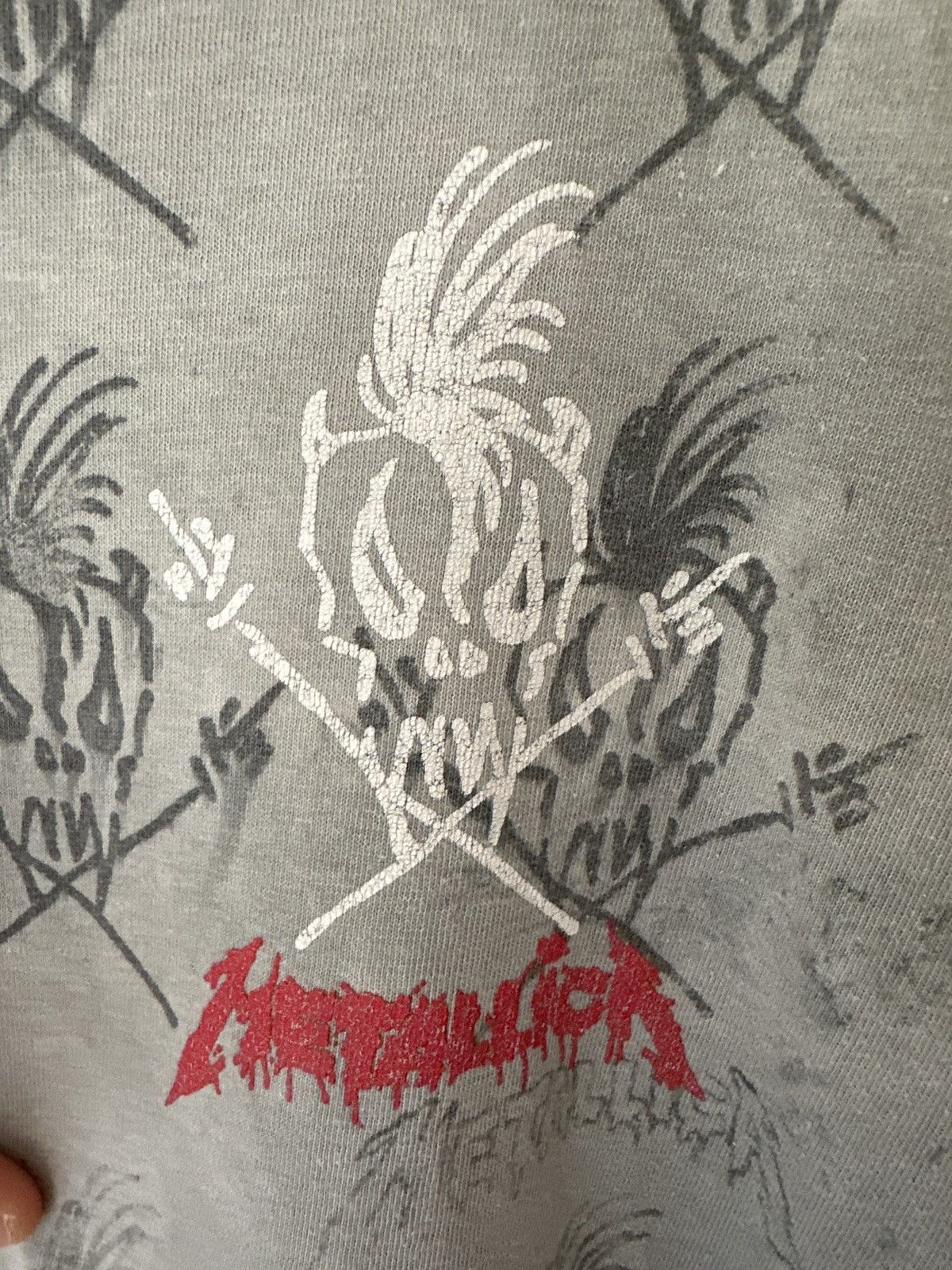 Metallica Metallica „Birth, School, Metallica Death“ All Over Print T Size US XL / EU 56 / 4 - 5 Thumbnail