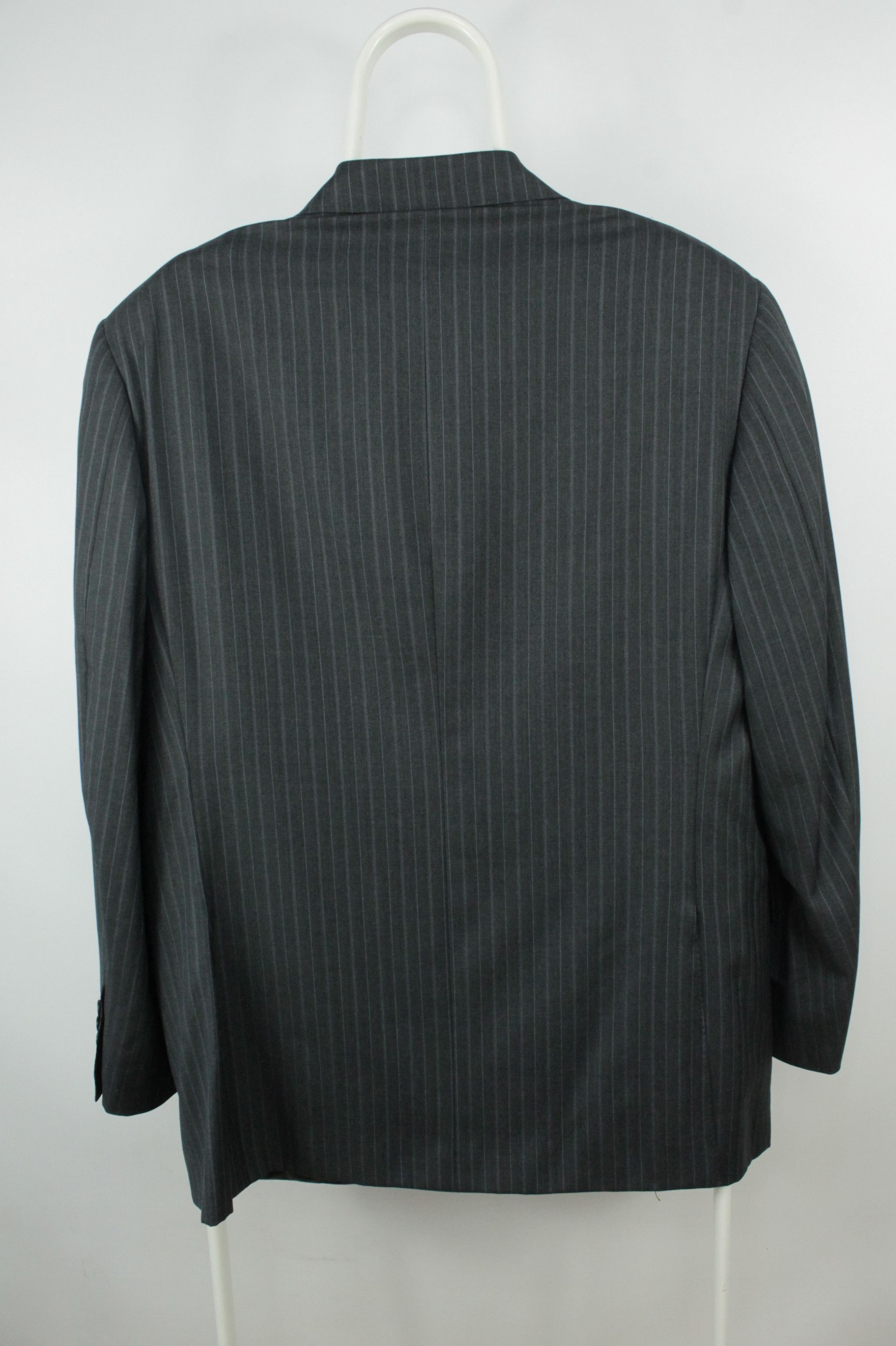 Canali Canali Gray Wool Striped Blazer Jacket Men's Size US M / EU 48-50 / 2 - 6 Thumbnail