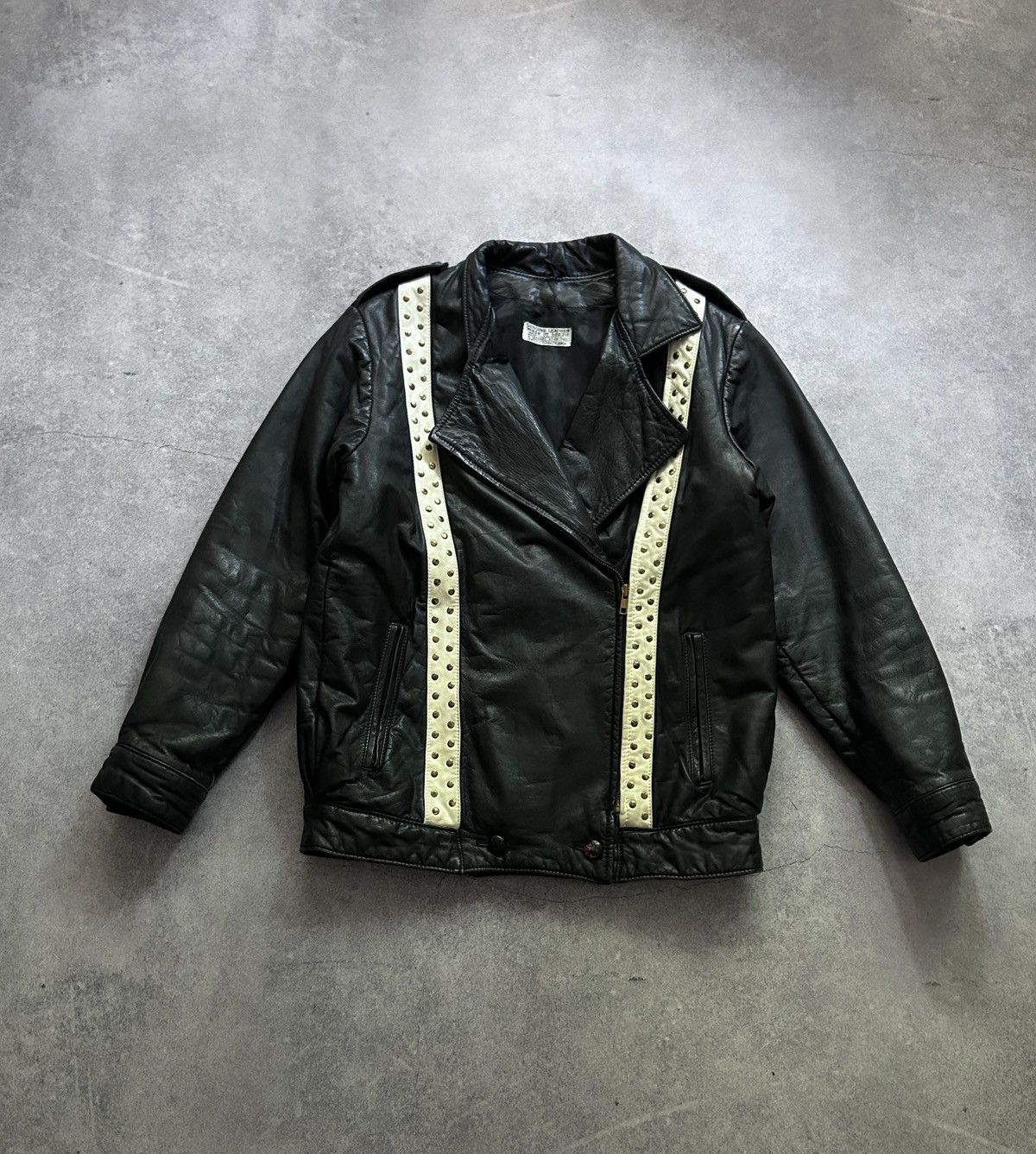 Genuine Leather Vintage Genuine Leather Brazil y2k bicker jacket Size US S / EU 44-46 / 1 - 1 Thumbnail