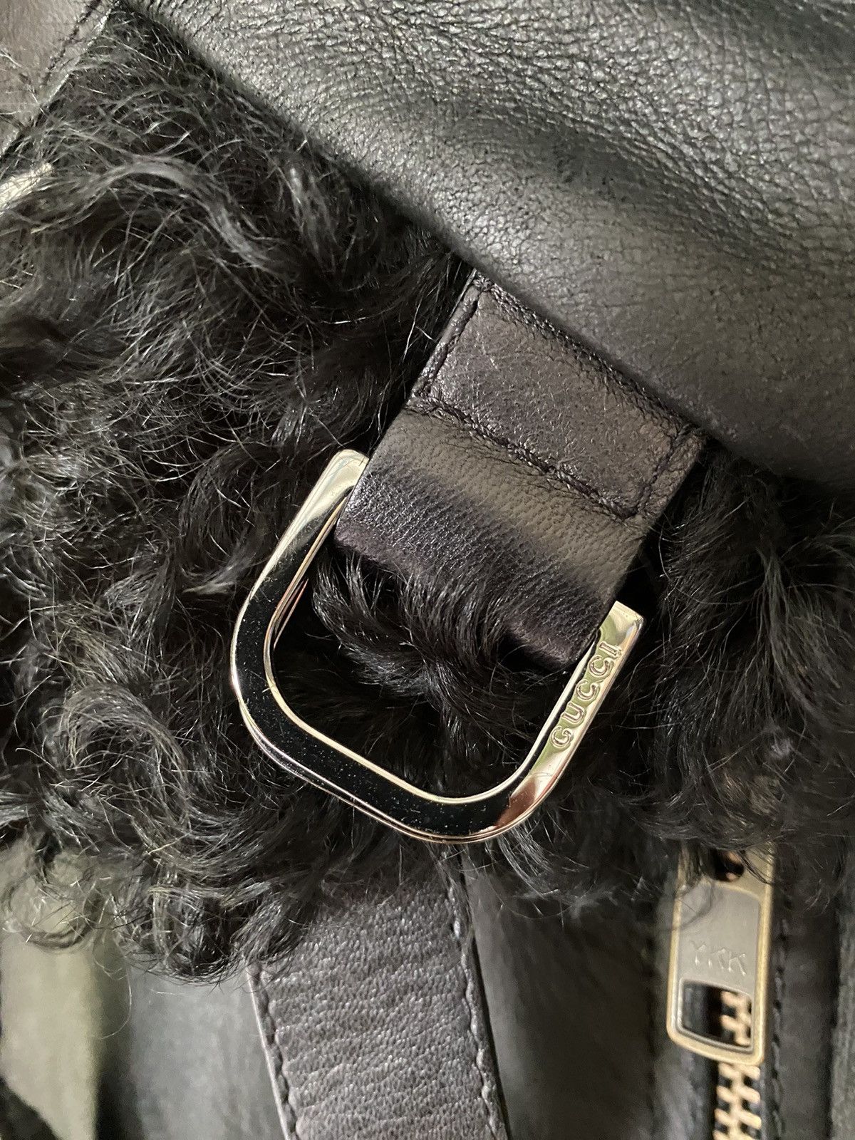 Gucci Vtg Gucci lambskin Shearling leather Jacket Size US M / EU 48-50 / 2 - 11 Thumbnail