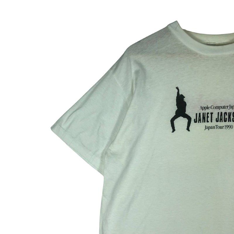 Apple × Band Tees Vintage 90's "Apple" Janet Jackson Japan Tour Tee Size US L / EU 52-54 / 3 - 3 Thumbnail