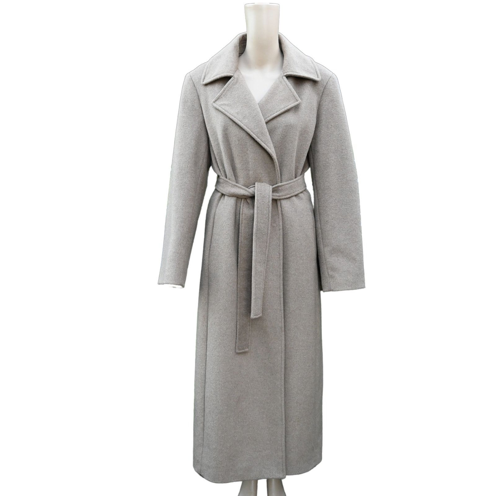 Calvin Klein Calvin Klein Full Length Double Breasted Lined Wool Coat, 12 Size XL / US 12-14 / IT 48-50 - 4 Thumbnail