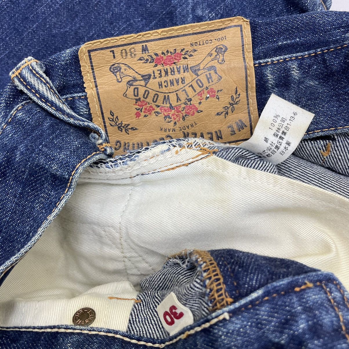 14th Addiction 🔥Japanese Brand Holywood Ranch Market Japan Denim Size US 30 / EU 46 - 12 Thumbnail