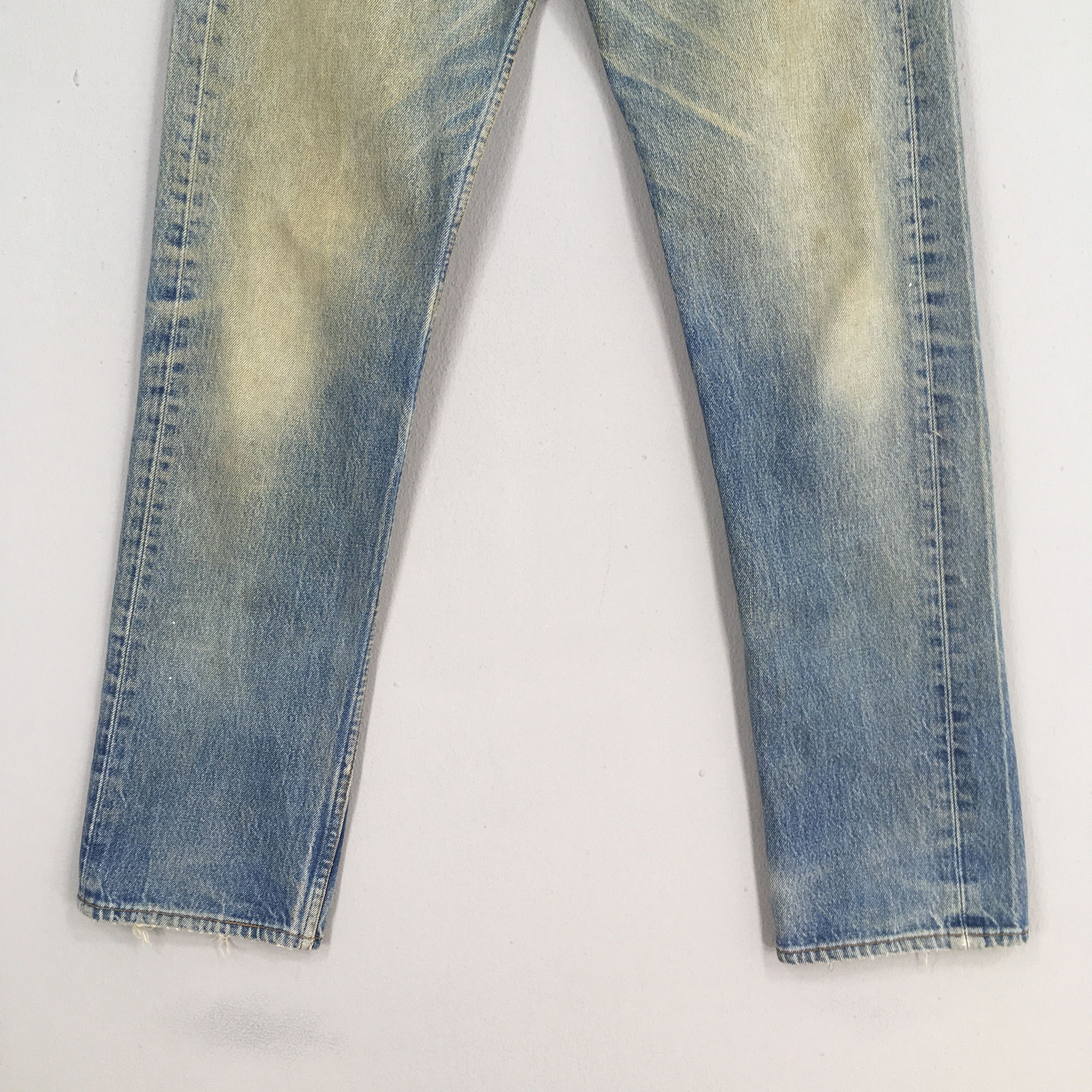 Levi's Size 30x32 Vintage 90s Levi's 501 Straight Cut Jeans S27 Size US 30 / EU 46 - 3 Thumbnail