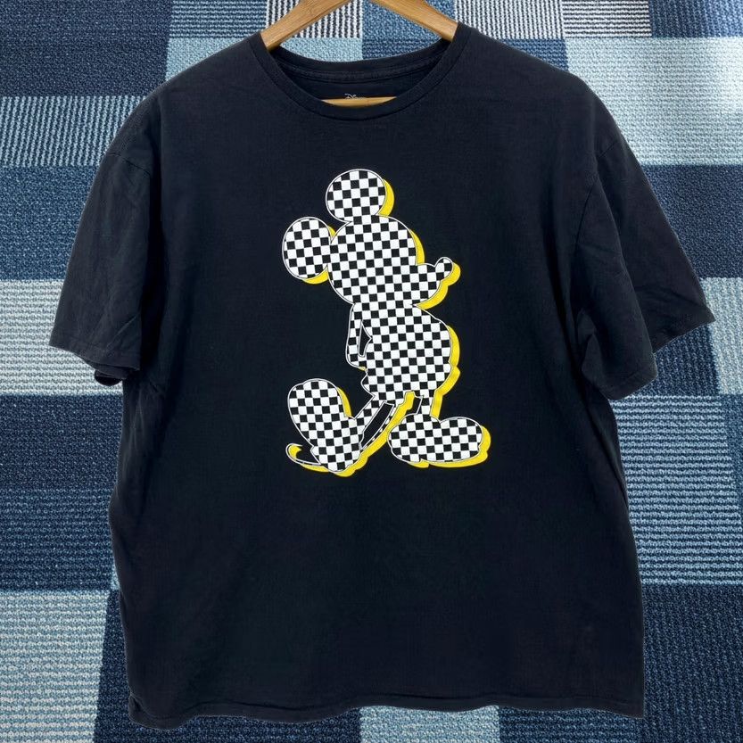Disney Disney T-Shirt Men's XL Black Mickey Mouse Logo Short Sleeve 90s Size US XL / EU 56 / 4 - 1 Thumbnail