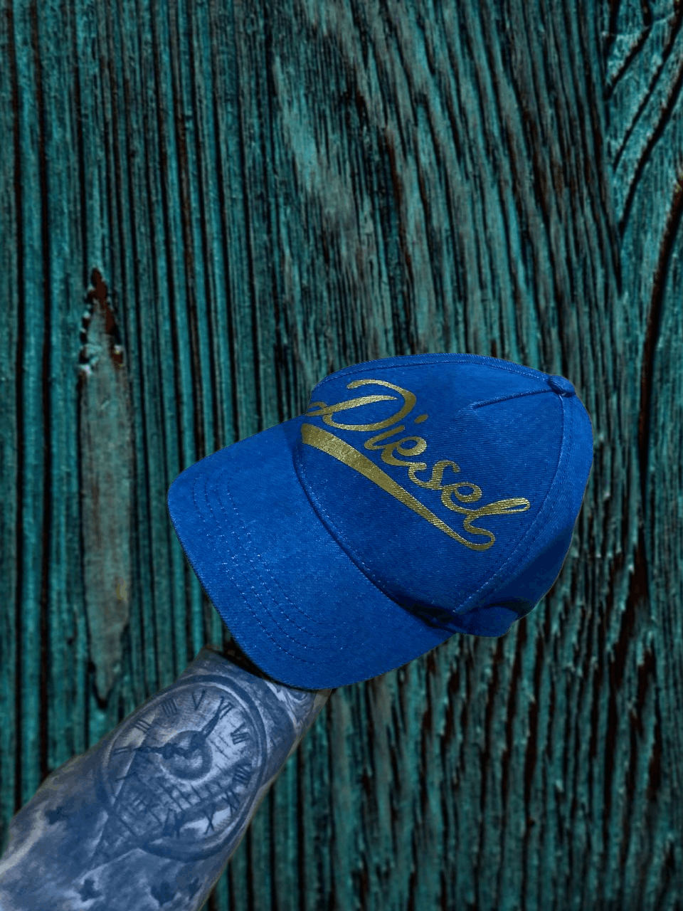 Diesel Streetwear Big Print Blue Cap One Size Diesel Size ONE SIZE - 1 Thumbnail