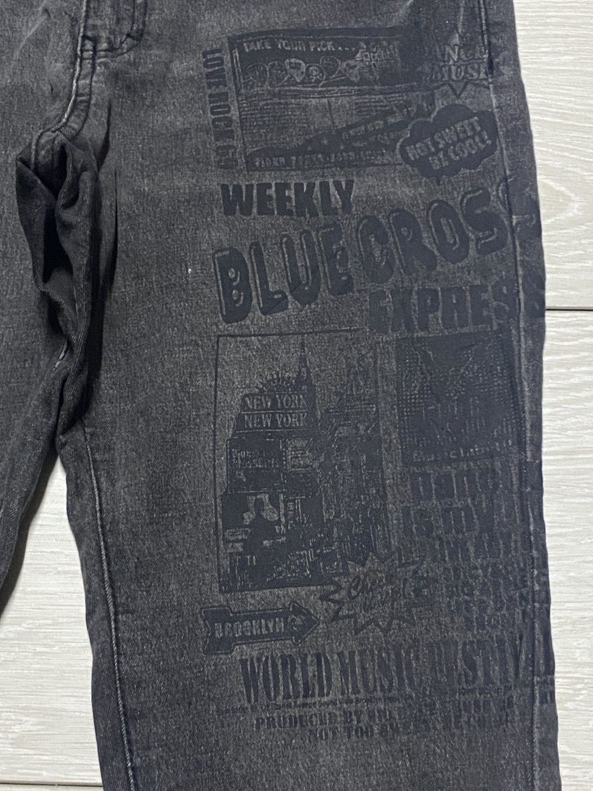 Japanese Brand Vintage Japanese Brand Spicy Label Print Skinny Jeans Size 28" / US 6 / IT 42 - 9 Thumbnail