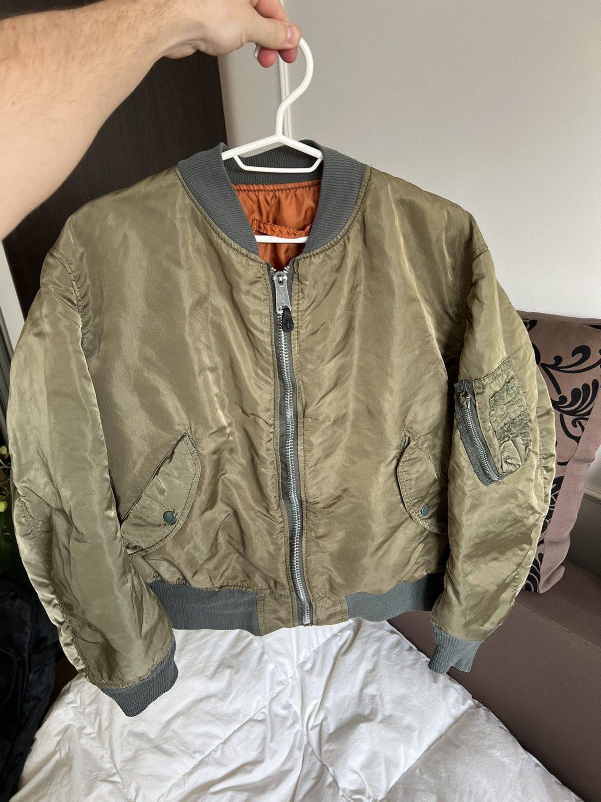 Other Vintage ALPHA Made In Usa USAF MA-1 Bomber Jacket Size US M / EU 48-50 / 2 - 13 Thumbnail
