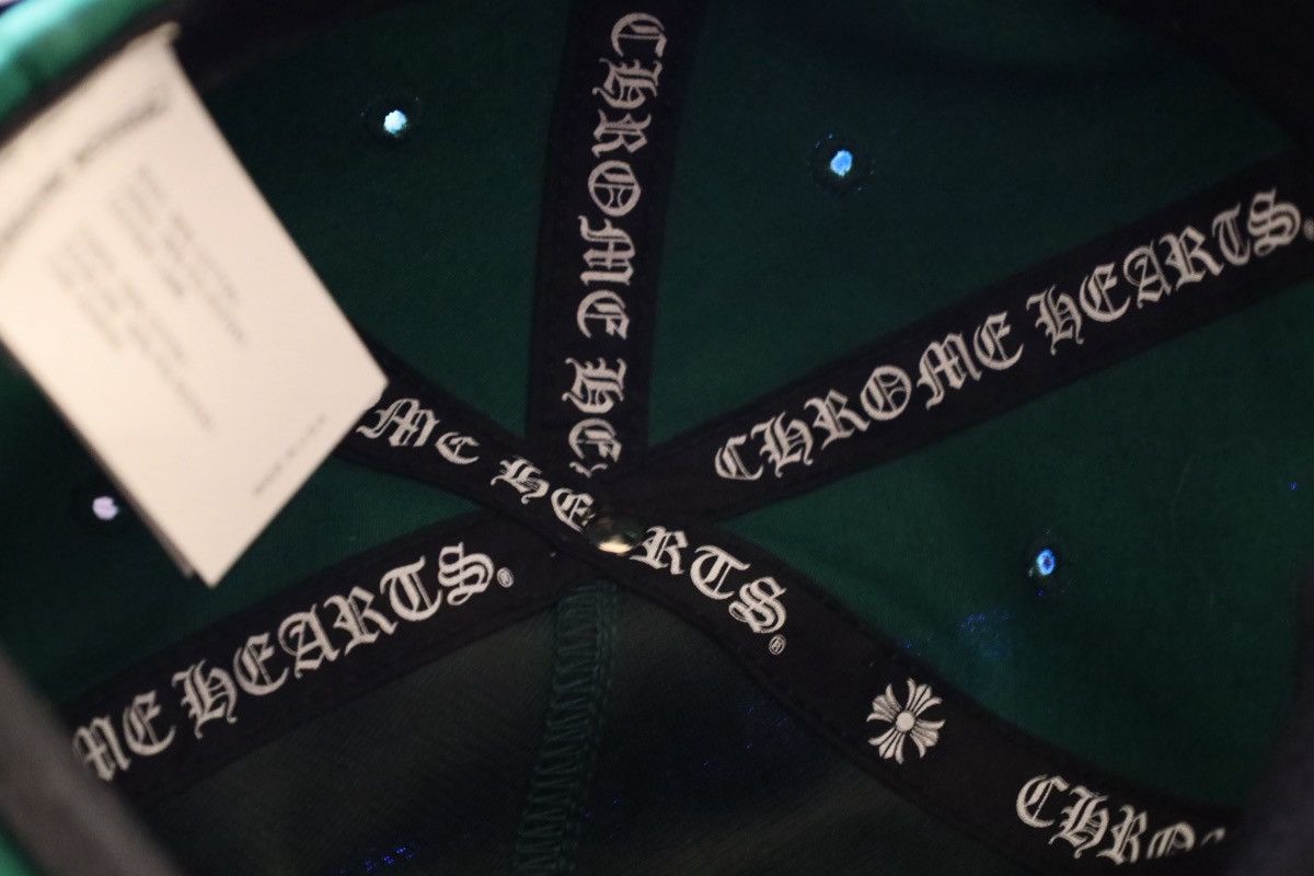 Chrome Hearts Chrome Hearts Green Cap with Sterling Silver Hardware Size ONE SIZE - 9 Thumbnail