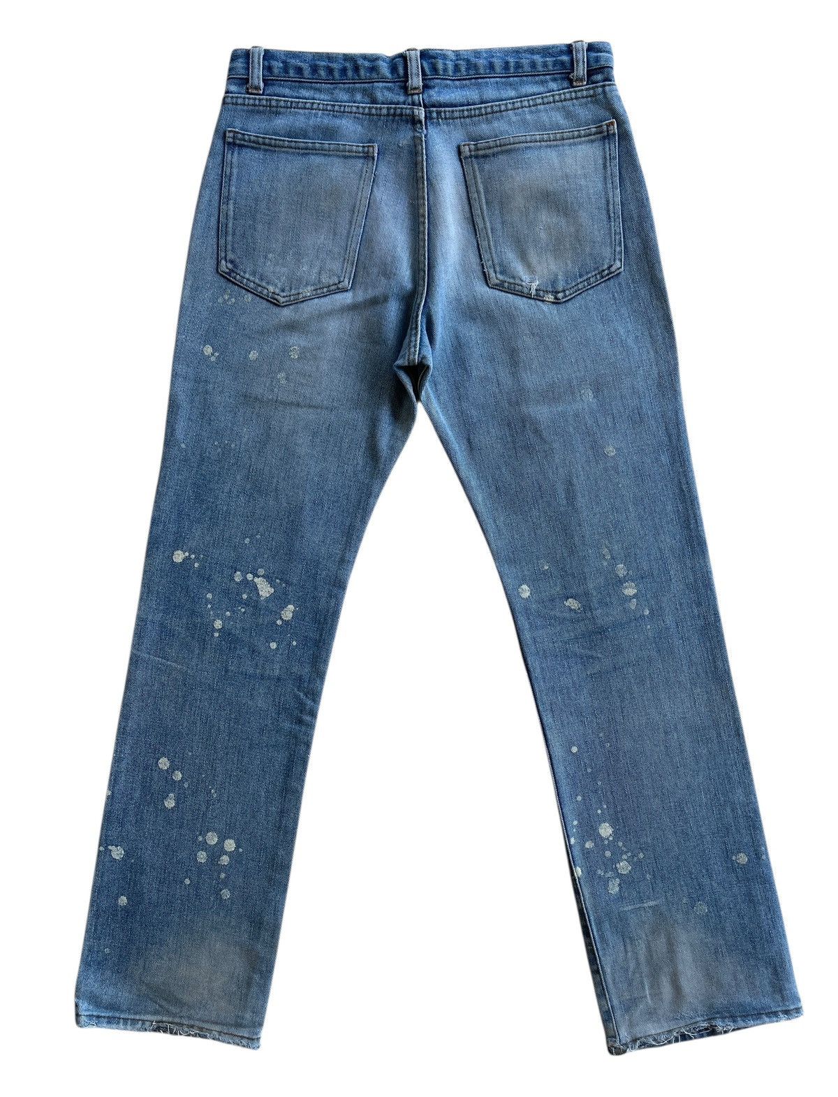 Japanese Brand Japanese TTU Distressed Paint Splatters Patchwork Denim Size US 29 - 7 Thumbnail