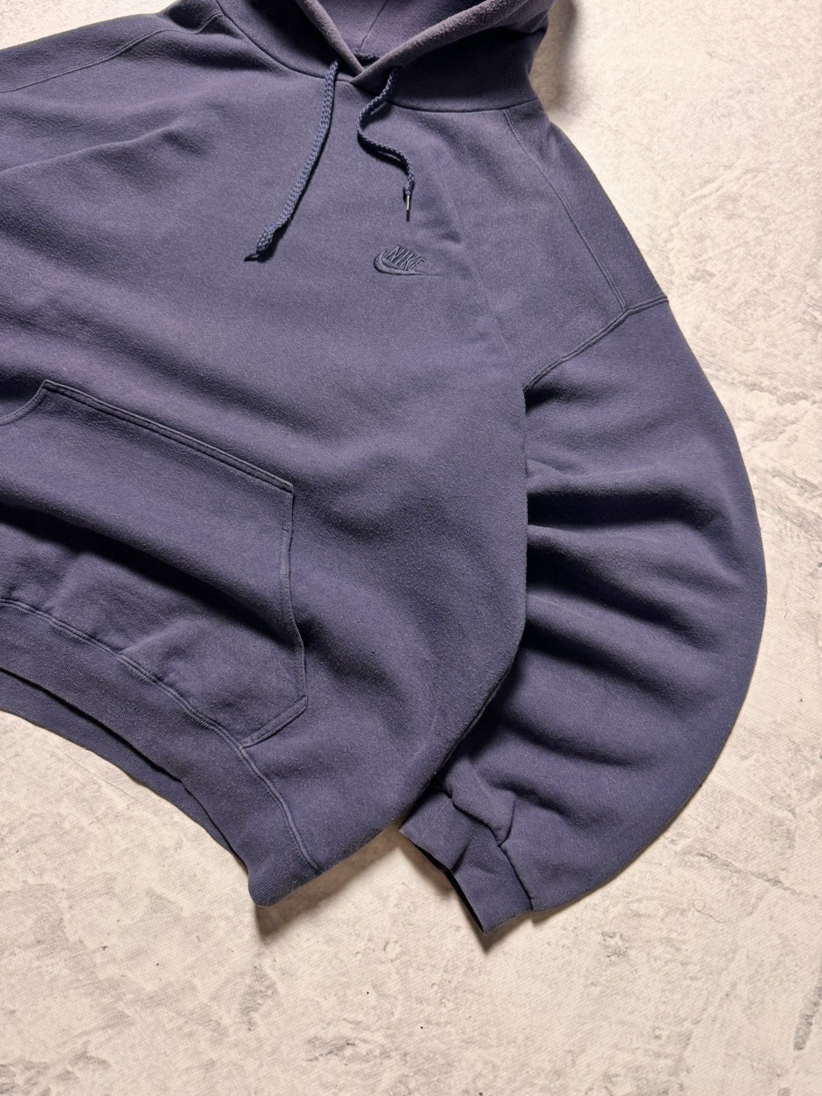 90s Nike Vintage Oversize Boxy Fit Mini Logo Hoodie Spellout