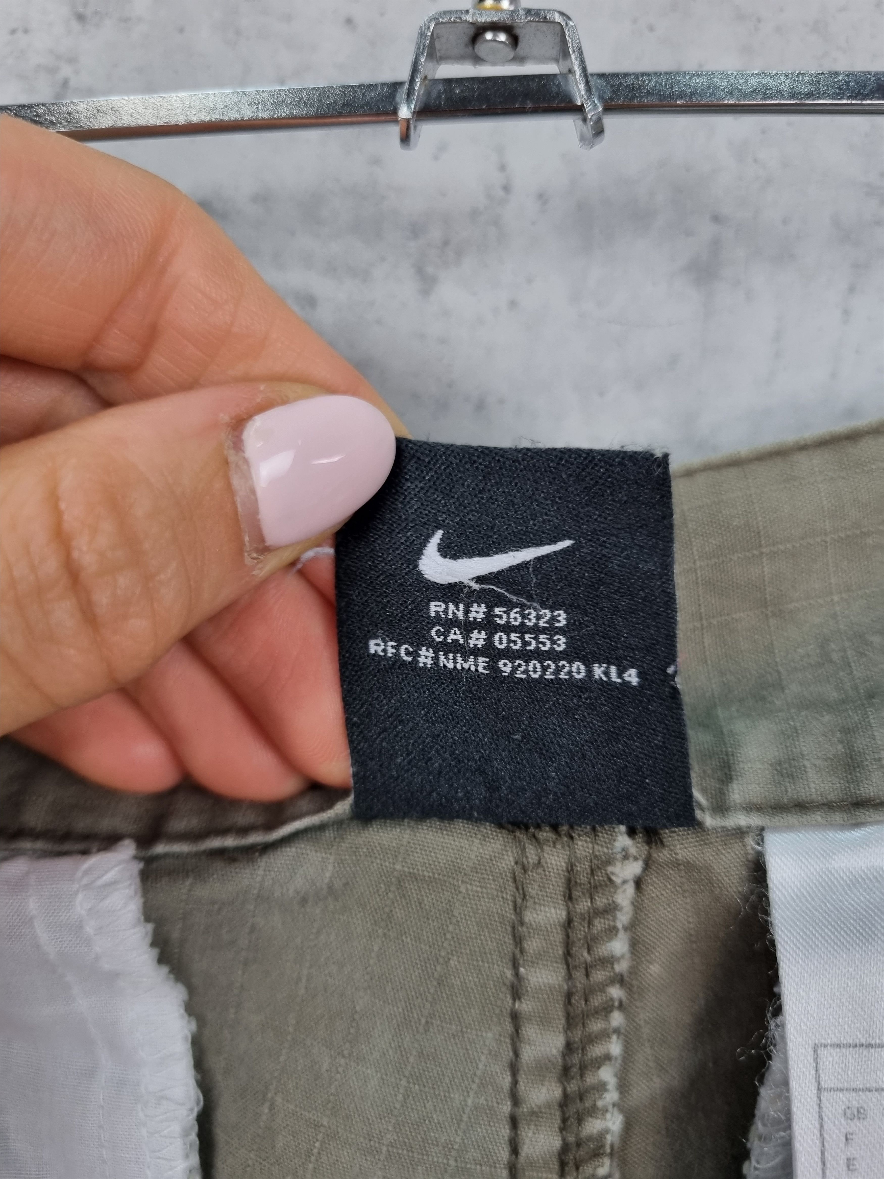 Nike × Nike ACG × Vintage Nike ACG Cargo Military Style Kaki Shorts Size US 31 - 10 Thumbnail