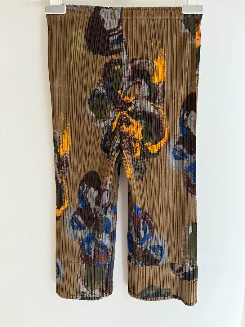 Issey Miyake issey miyake size:3 Oil painting pleated pants Size 42" / US 20 - 4 Thumbnail