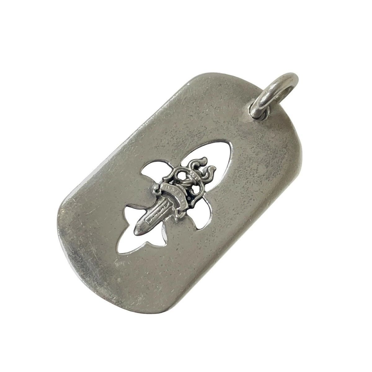 Chrome Hearts CHROME HEARTS LARGE CUT OUT FLEUR DAGGER DOG TAG Size ONE SIZE - 1 Thumbnail