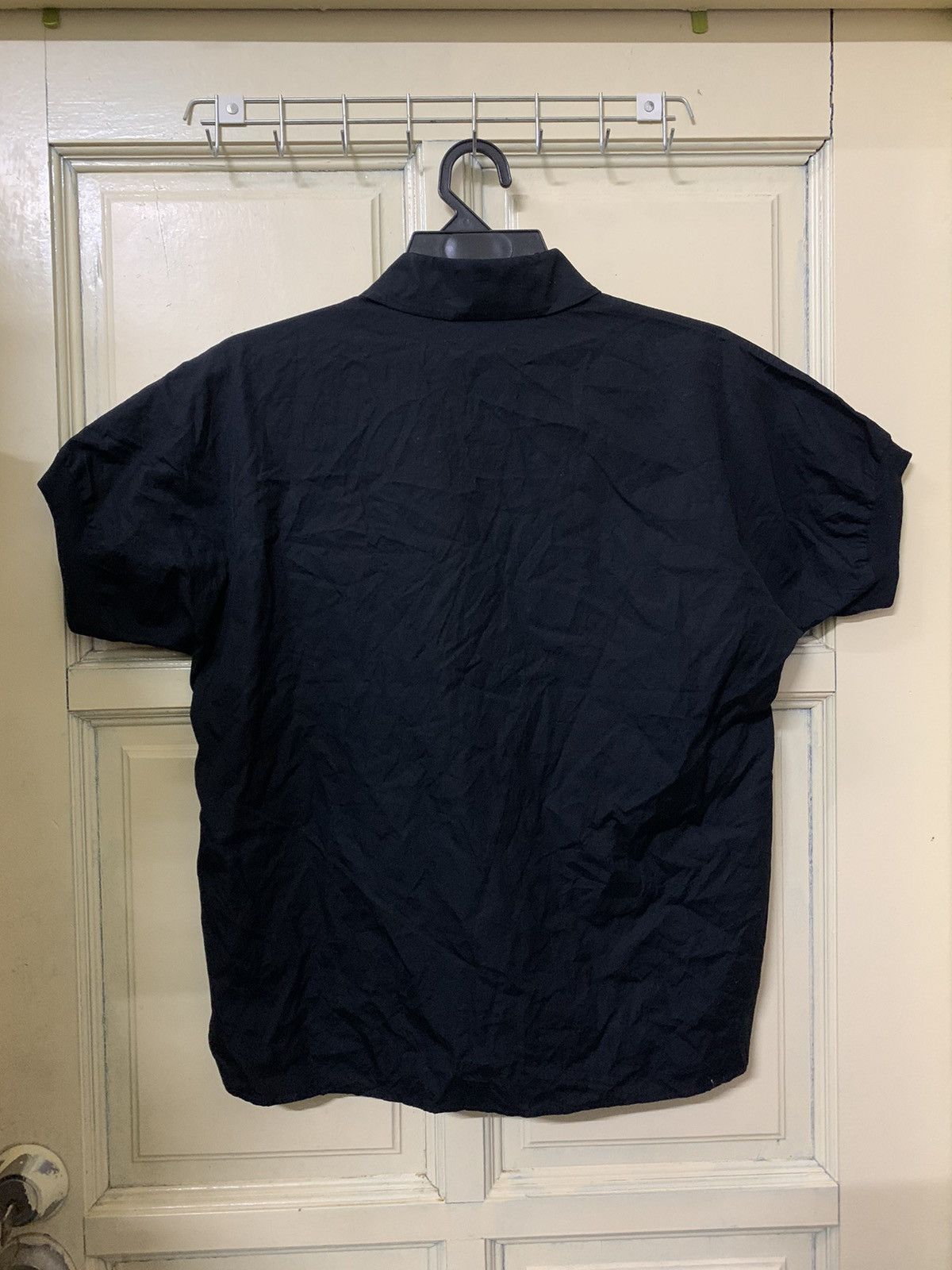 Yohji Yamamoto 💥Final💥Yohji Yamamoto Super Black Polo T Shirt Size M / US 6-8 / IT 42-44 - 2 Thumbnail