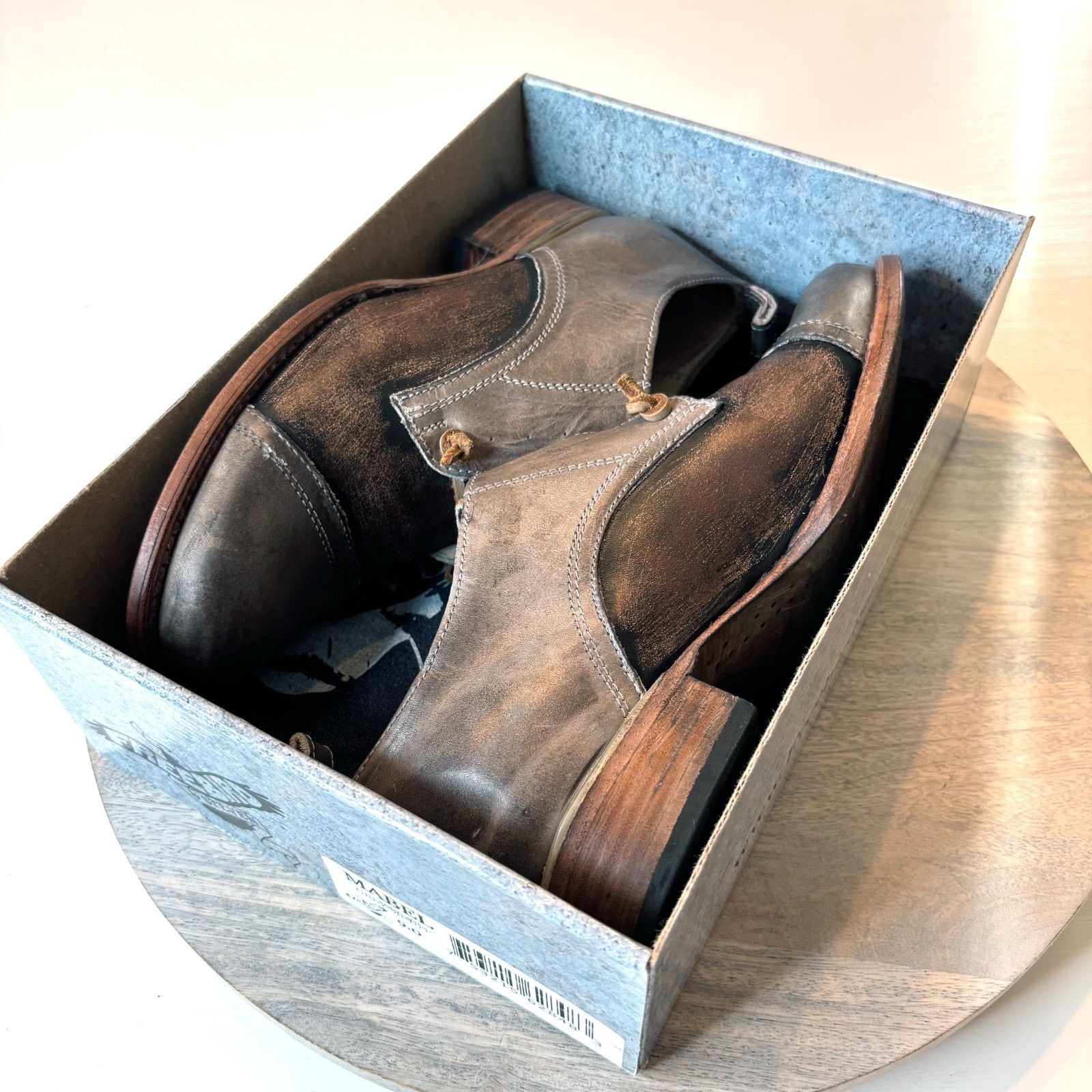 FREEBIRD Freebird Mabel Women's 9 Grey Brown Shoes US Size 9 Size US 9 / IT 39 - 14 Thumbnail