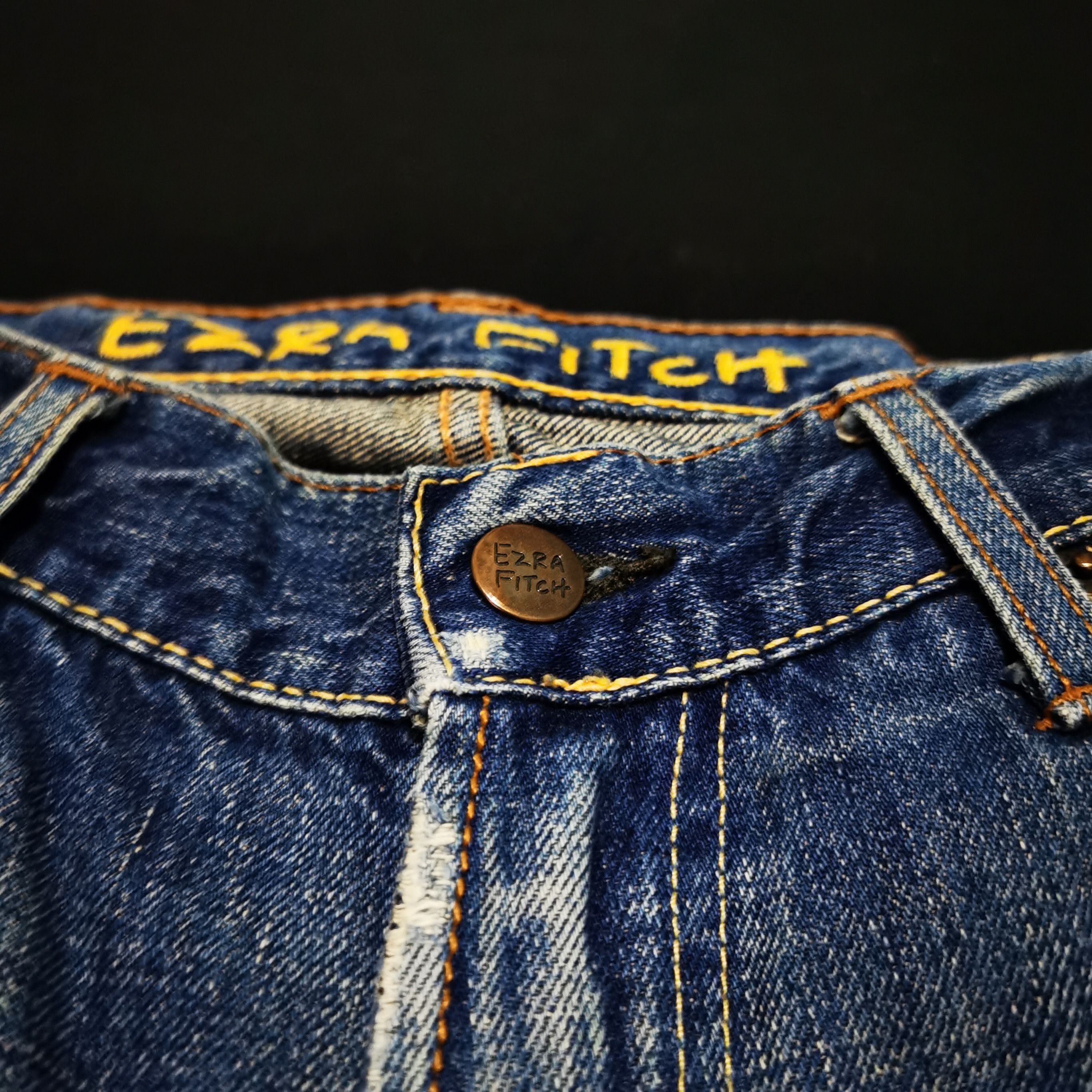 Other Distressed Denim Long Pants by Ezra Fitch Size US 36 / EU 52 - 4 Thumbnail