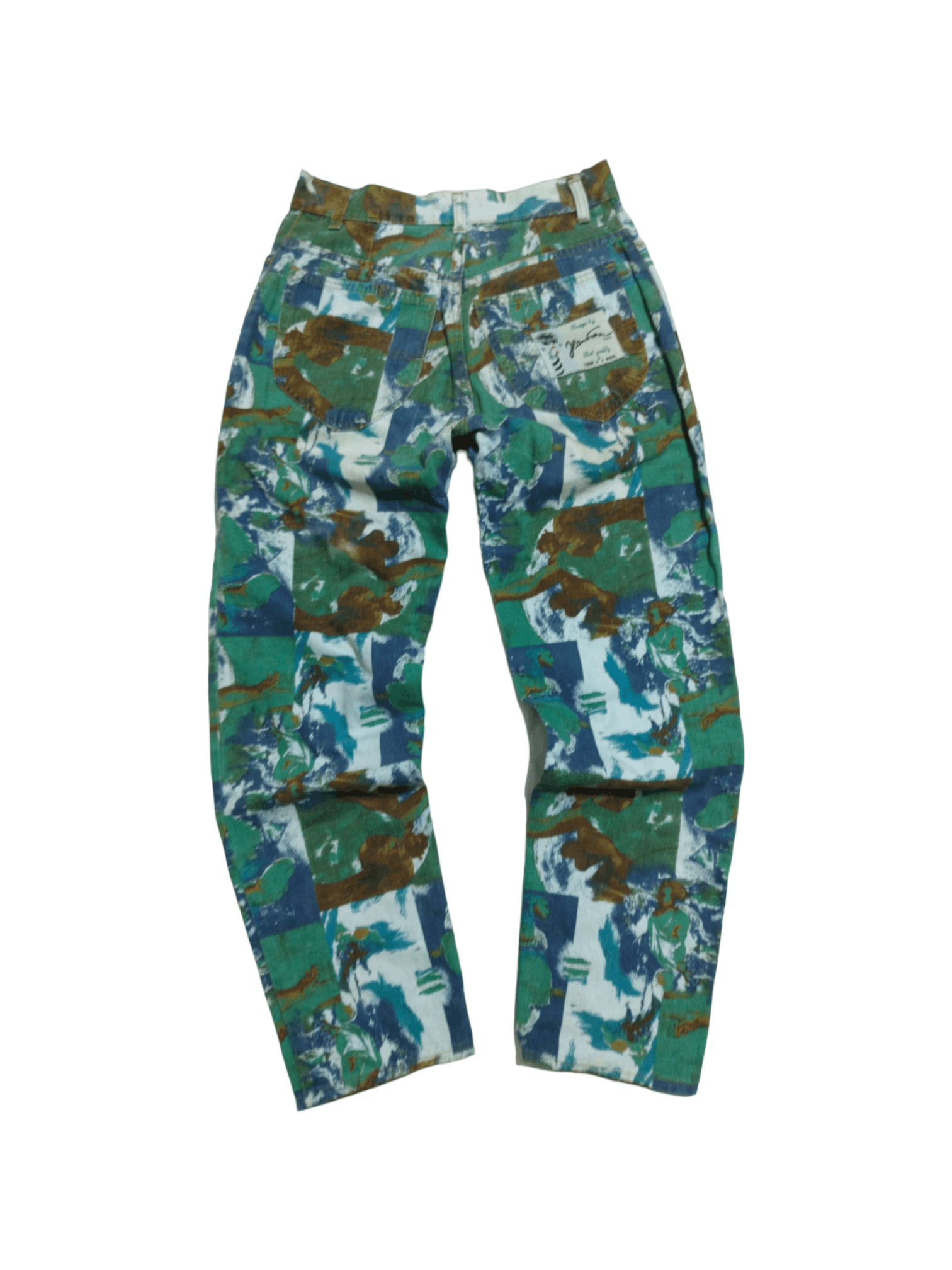 image of If Six Was Nine x Le Grande Bleu L G B Vintage Pattern Denim Pants, Men's (Size 28)