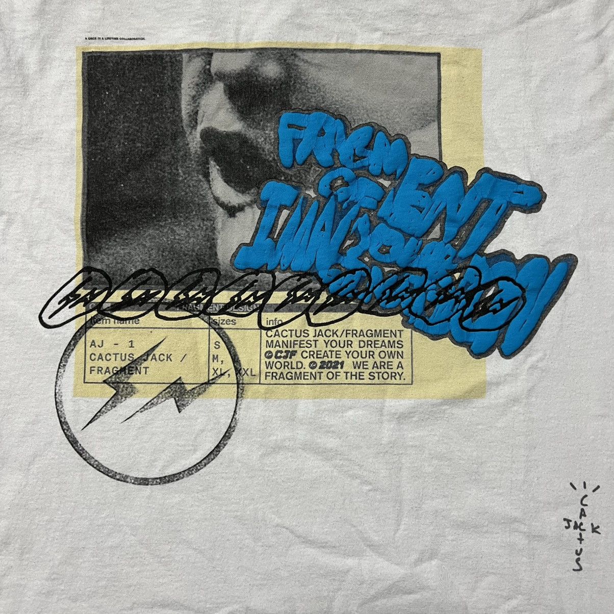 Fragment Design × Travis Scott 2021 Travis Scott Cactus Jack x Fragment Design T-Shirt Size US M / EU 48-50 / 2 - 3 Thumbnail