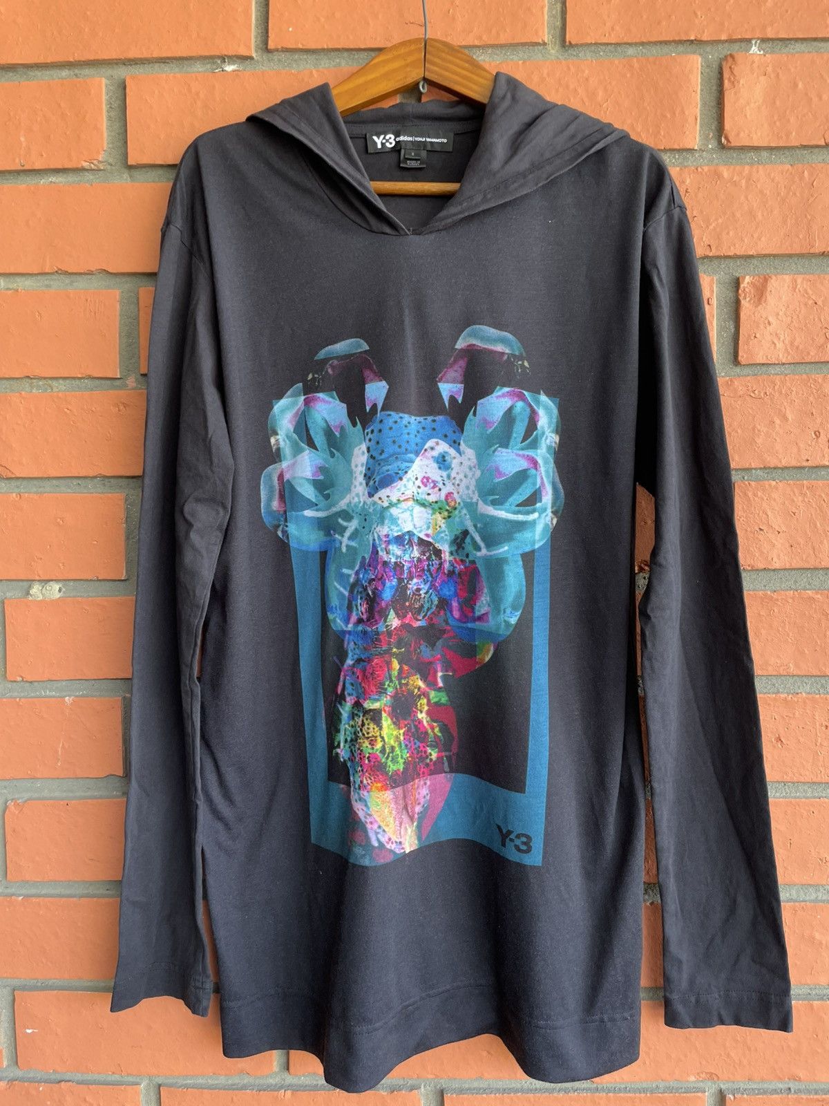 Adidas × Y's Adidas Y-3 Yohji Yamamoto hoodie sweatshirt Artwork abstract Size US S / EU 44-46 / 1 - 2 Thumbnail