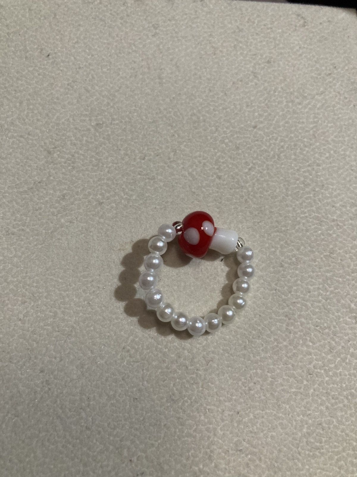 Other Red mushroom ring Size ONE SIZE - 1 Preview