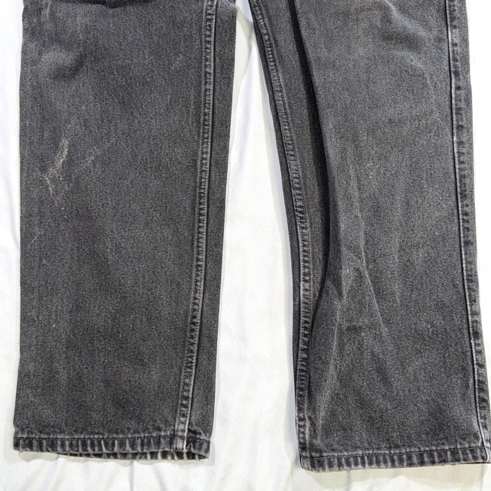 Levi's VINTAGE Levi's 545 Jeans Mens 38x34 Charcoal Gray Loose Fit Straight Denim Zip Fly Pockets Big E 90s Size US 38 / EU 54 - 6 Thumbnail