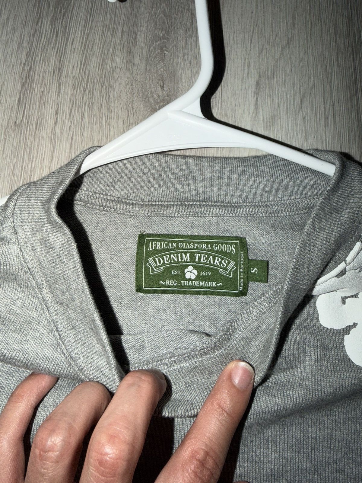 DENIM TEARS DENIM TEAR GRAY LONG SLEEVE! Size US S / EU 44-46 / 1 - 5 Thumbnail