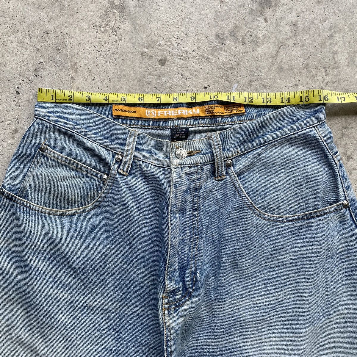 Japanese Brand Vintage Distressed Baggy Jeans Japanese Denim Pants W32 Size US 32 / EU 48 - 6 Thumbnail
