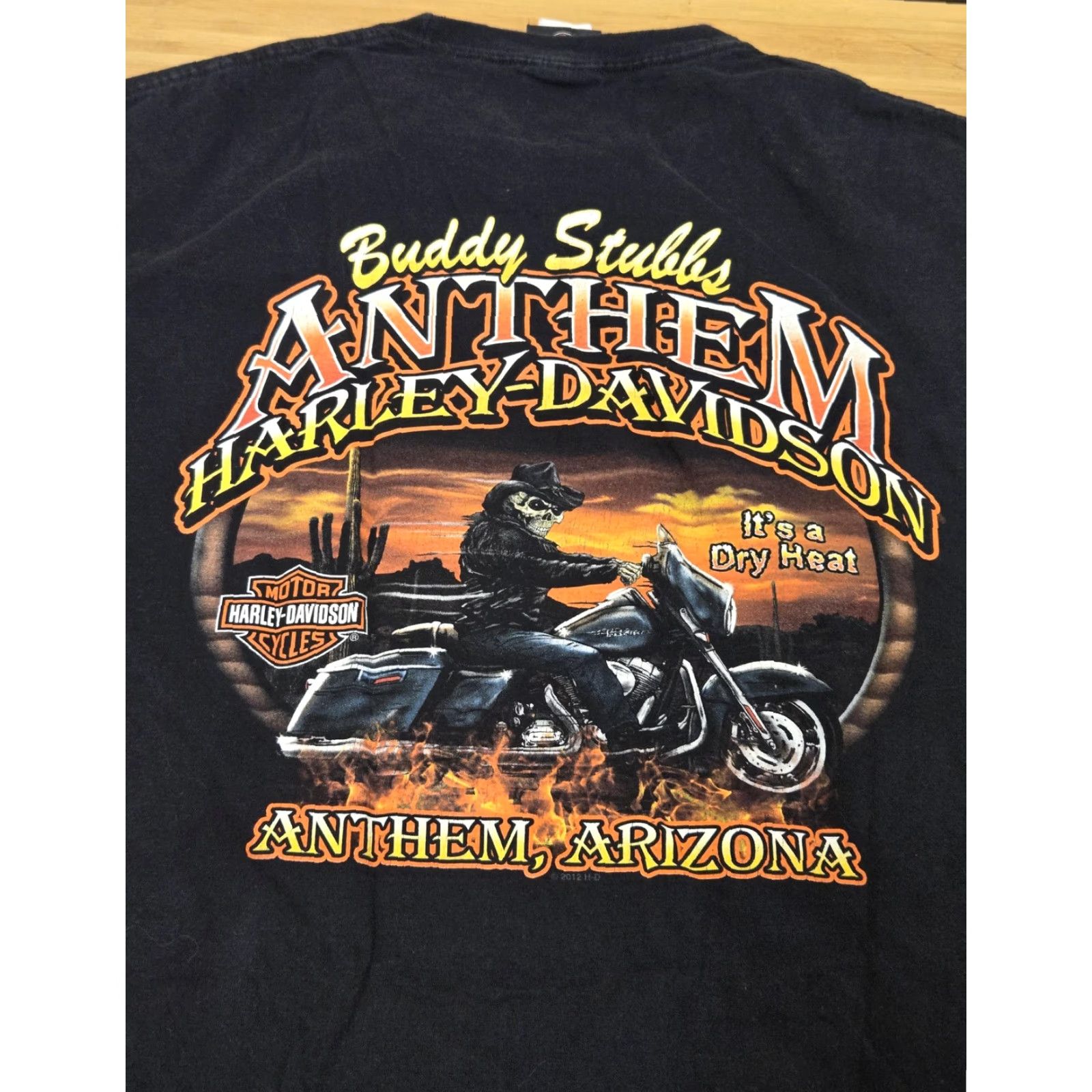 Harley Davidson Harley-Davidson Shirt Mens Large Black Buddy Stubbs Anthem Arizona Motorcycle Tee Size US L / EU 52-54 / 3 - 5 Thumbnail