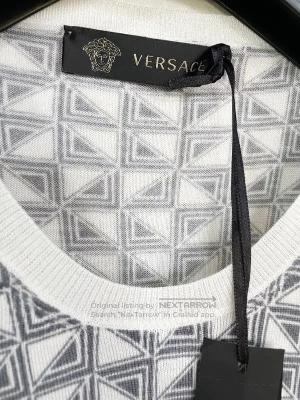 Versace Versace Men's Long Sleeve Wool Pullover Sweater . Size US M / EU 48-50 / 2 - 4 Thumbnail