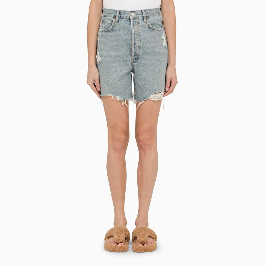 image of Agolde O1D2Blof0124 Short In Light Blue, Women's (Size 26)