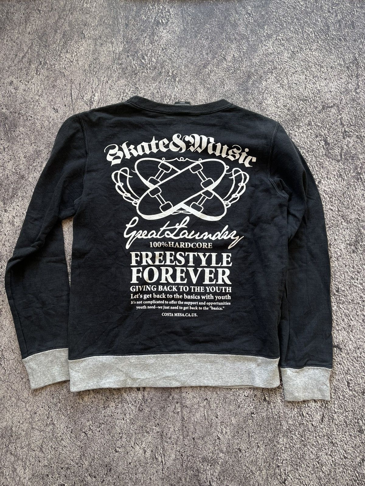 Japanese Brand Y2K Great Laundry skull ifsixwasnine sweatshirt Size US M / EU 48-50 / 2 - 3 Thumbnail