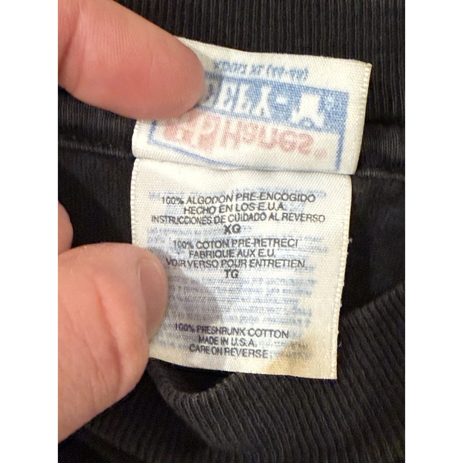 Hanes Vintage 90s Hanes Beefy Wolf Nature Tee Men’s XL Size US XL / EU 56 / 4 - 6 Thumbnail