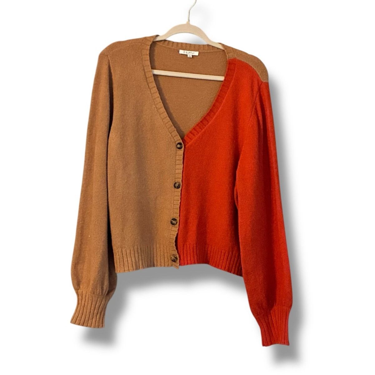 Z Supply Z Supply Nova two tone colorblock knit cardigan Size L / US 10 / IT 46 - 3 Thumbnail