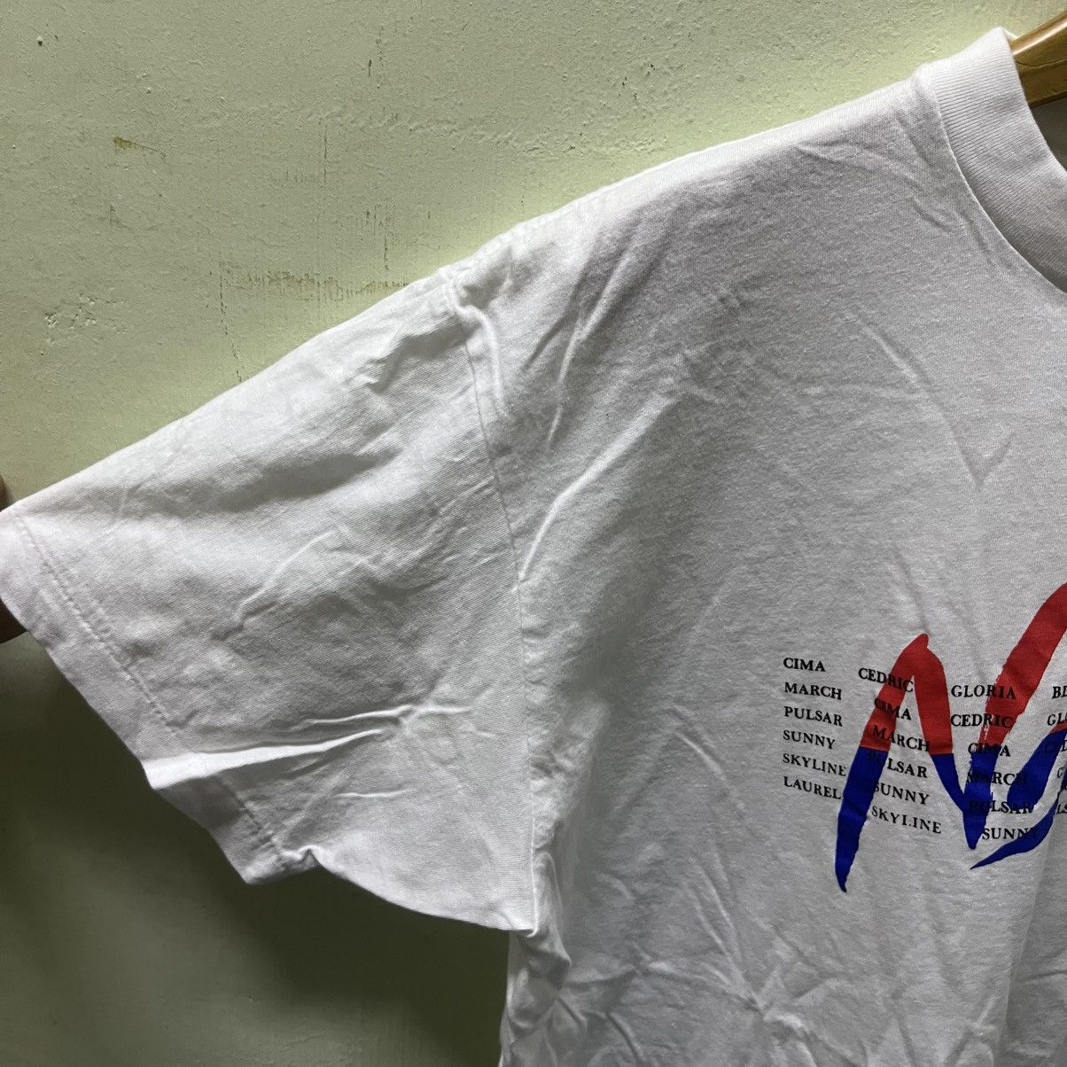 Japanese Brand Rare Vintage Nissan All Car Model Logo Racing Boxy Tees Size US M / EU 48-50 / 2 - 3 Thumbnail