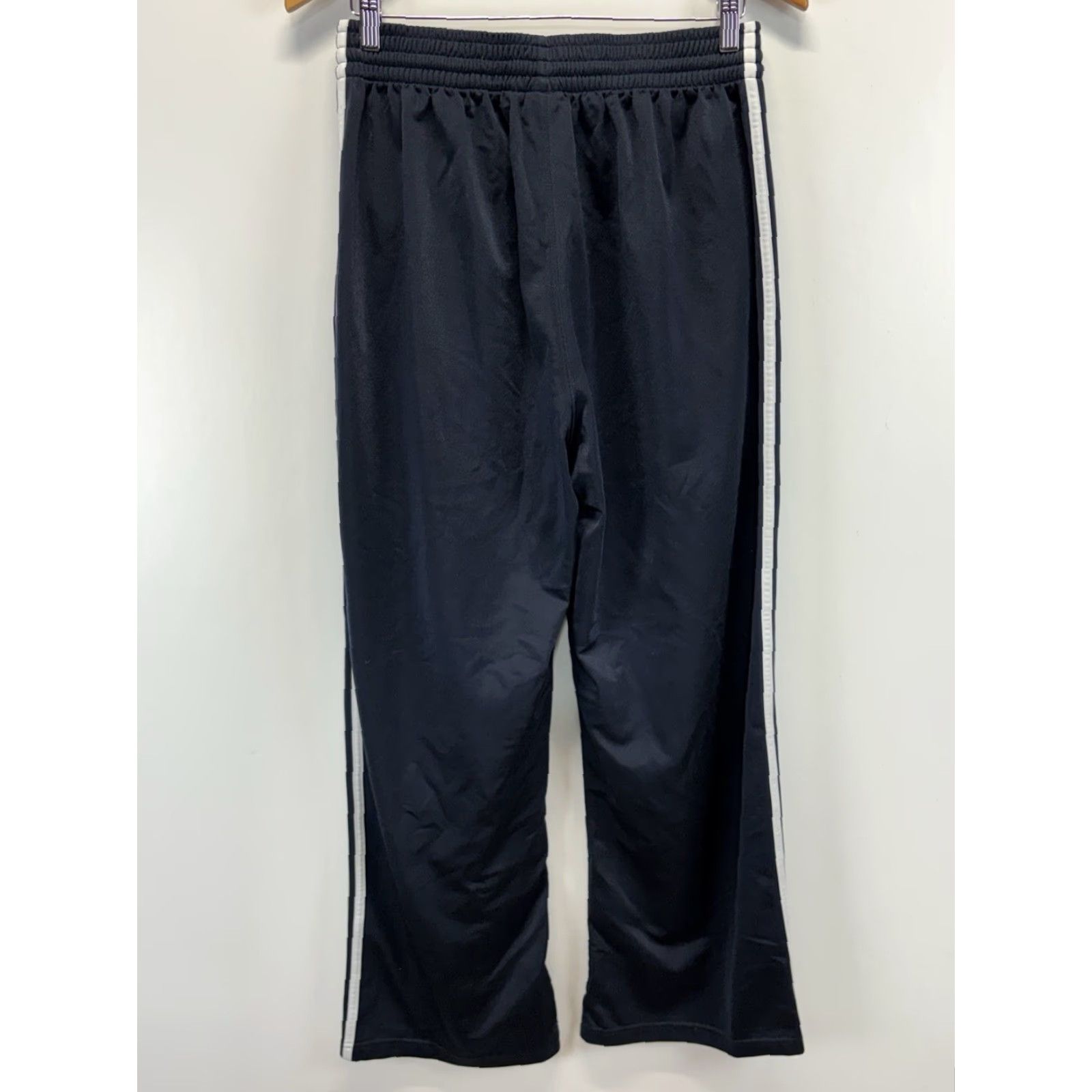 Adidas Adidas Baggy Track Pants 3 Stripe Navy Blue White Mens Large Size US 33 - 3 Thumbnail