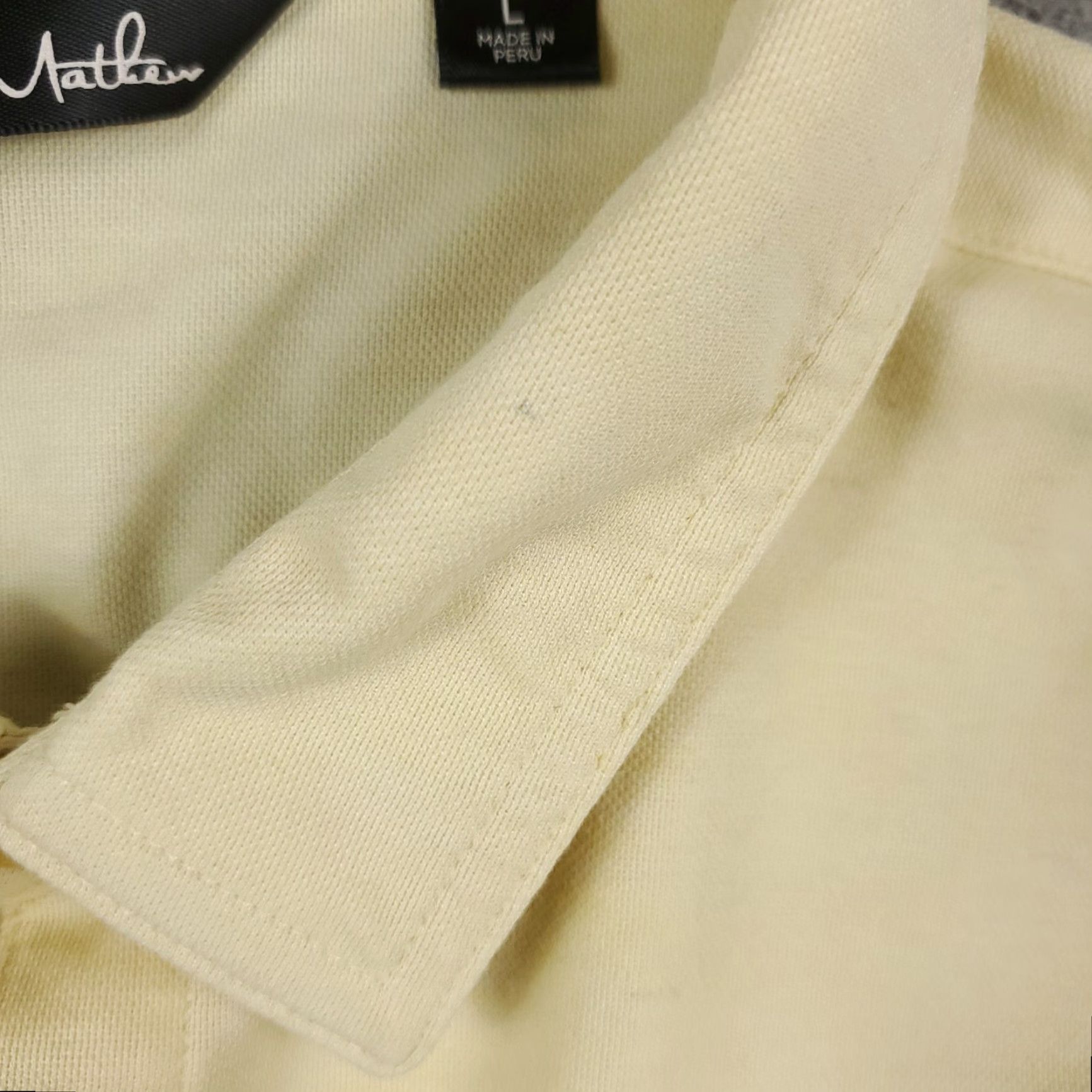 TravisMathew Travis Mathew Golf Polo Shirt Yellow Adult Large Short Sleeve Solid Activewear Mens Size US L / EU 52-54 / 3 - 6 Thumbnail