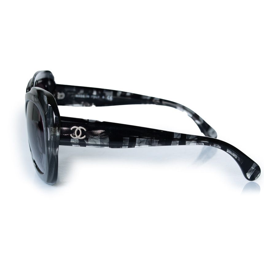 Chanel Chanel, Grey oversized sunglasses Size ONE SIZE - 6 Thumbnail