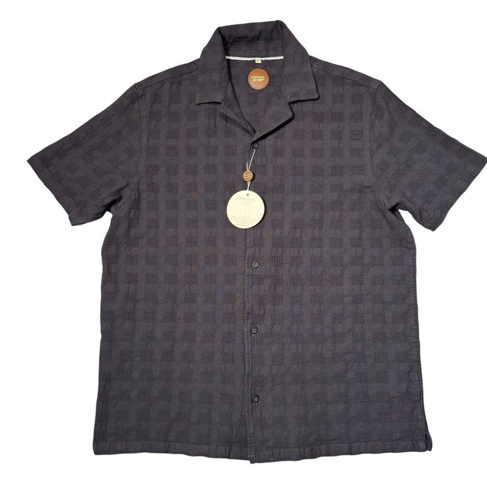 Common People NWT New $126 Common People Mapper Short Sleeve Cotton Shirt Size US M / EU 48-50 / 2 - 3 Thumbnail