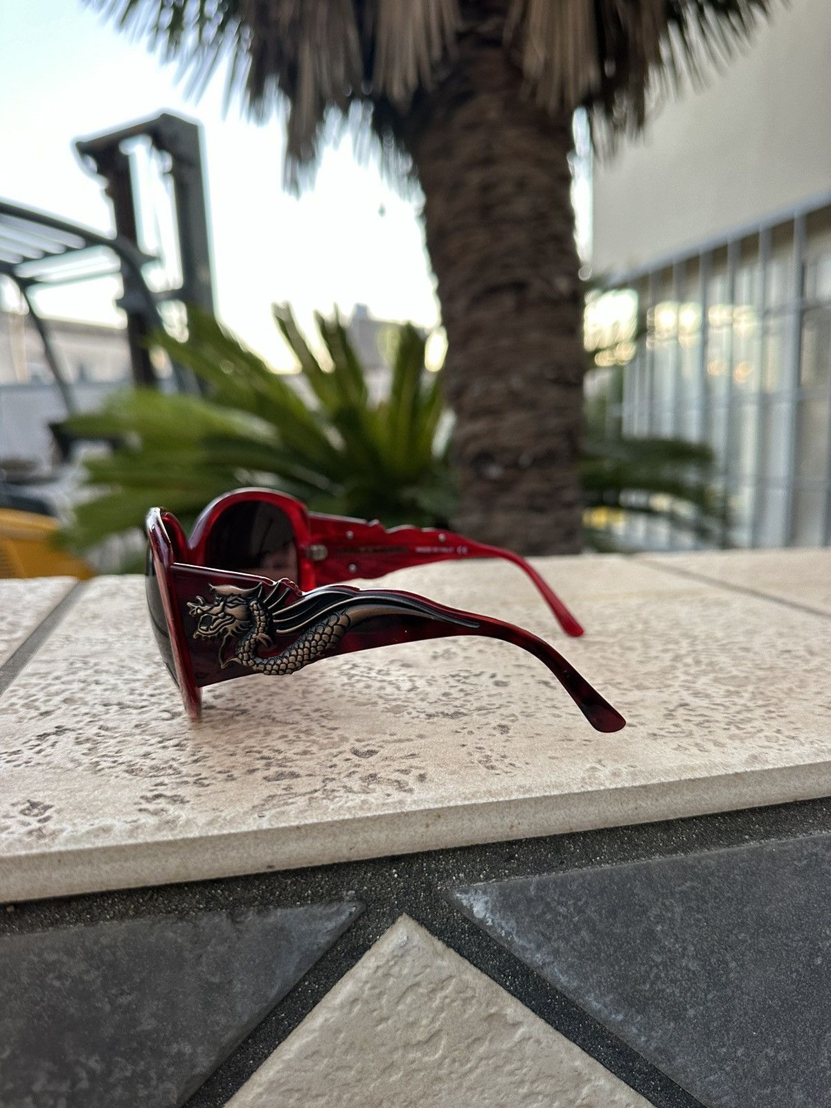 John Richmond Richmond Sunglasses Red Dragons mod. JR675-03 col. H22 Size ONE SIZE - 4 Thumbnail