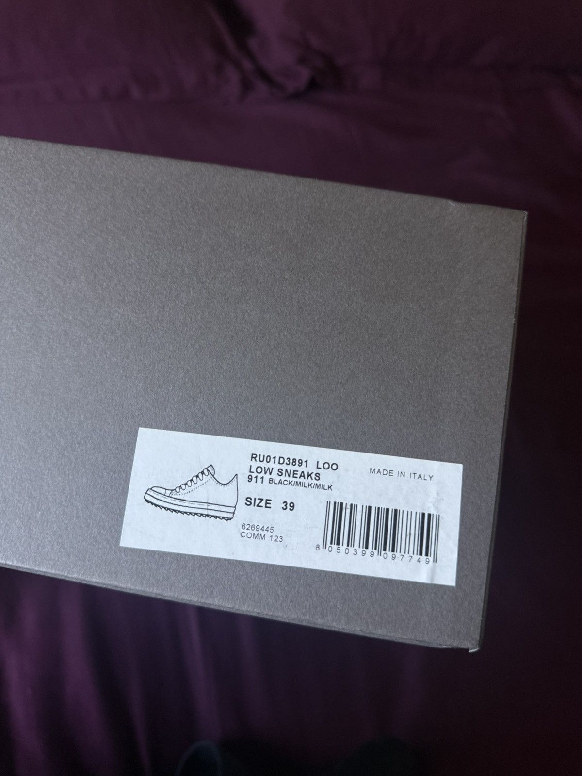 Rick Owens Rick Owens low sneakers Size US 6.5 / EU 39-40 - 3 Thumbnail