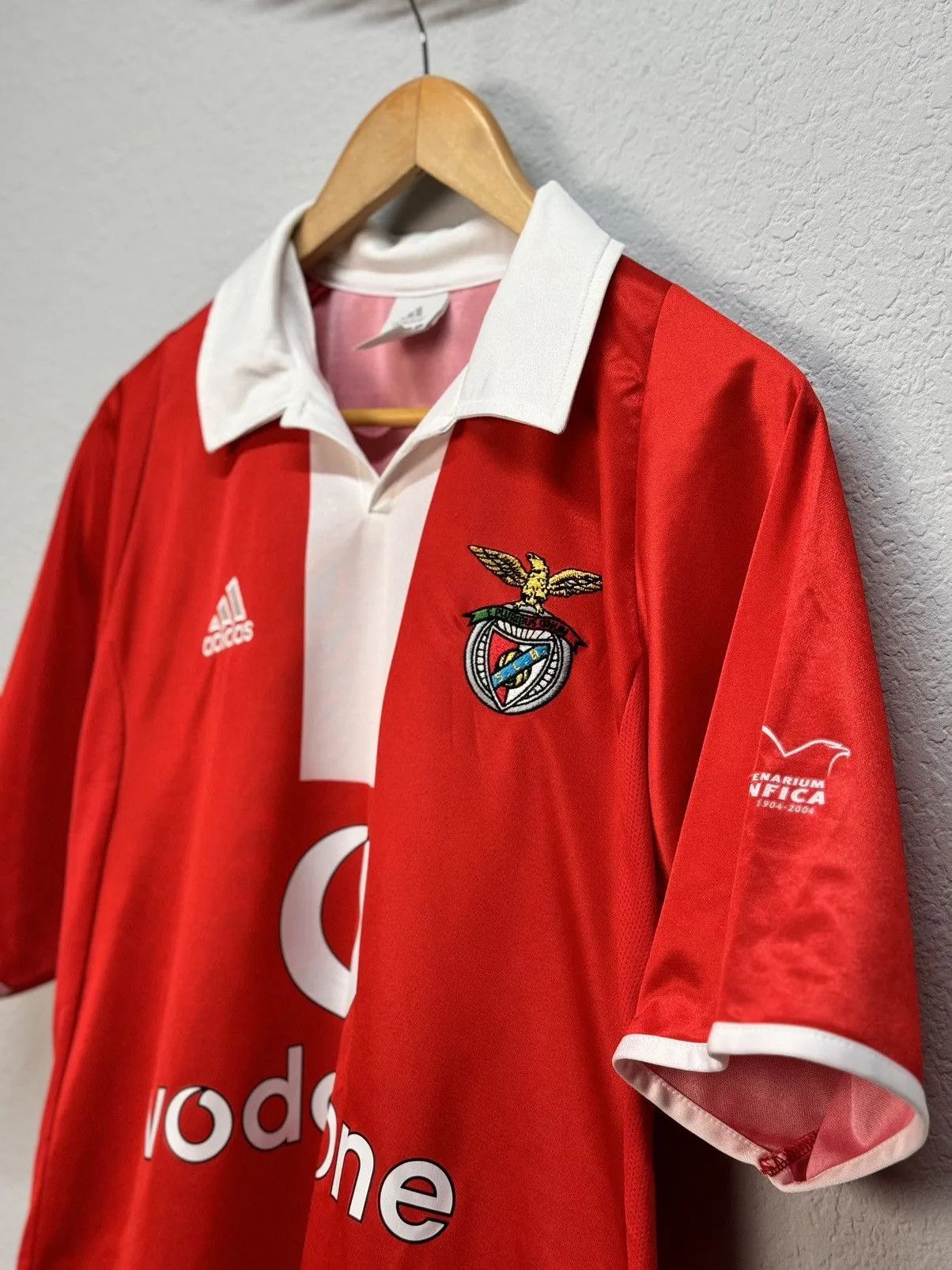Adidas Vintage Adidas Benfica 2004 Spain Soccer Jersey Football tee Size US S / EU 44-46 / 1 - 3 Thumbnail
