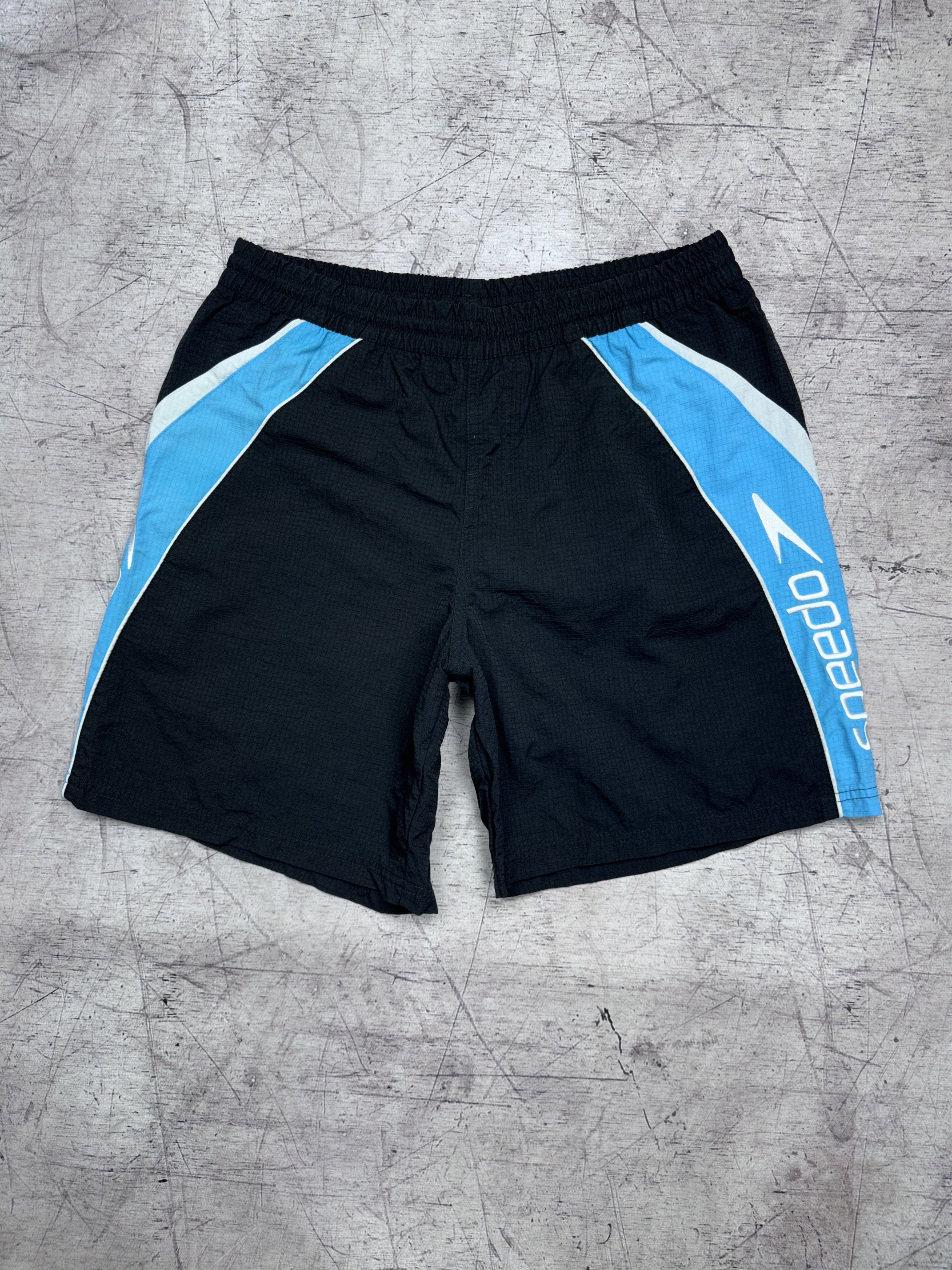 Speedo Speedo Vintage Mens Big Logo Nylon Swimming Shorts Size US 32 / EU 48 - 1 Thumbnail