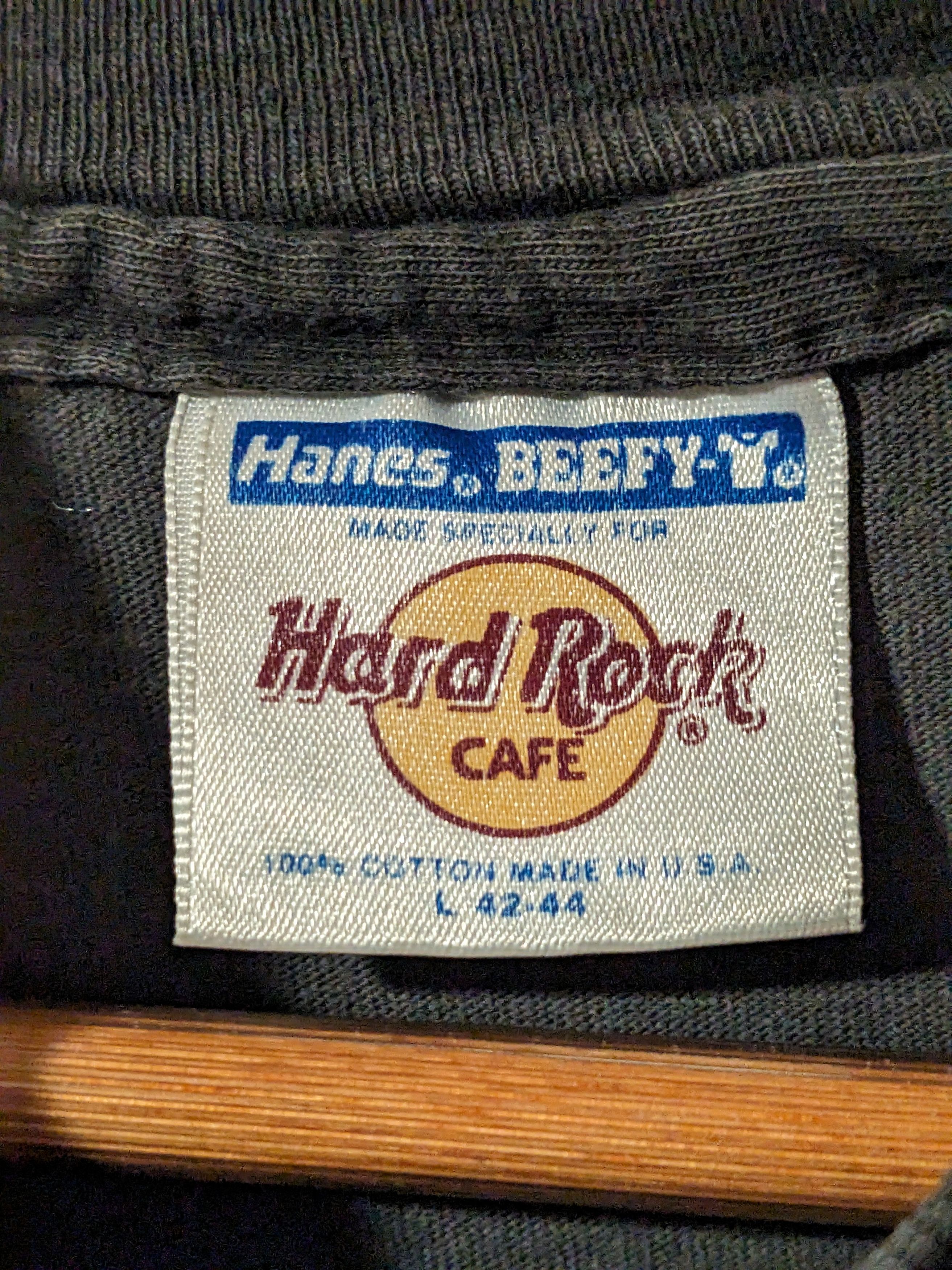 Hard Rock Cafe × Vintage Vintage 90s Hard Rock Cafe Washington DC Logo Large T-Shirt Size US L / EU 52-54 / 3 - 3 Thumbnail