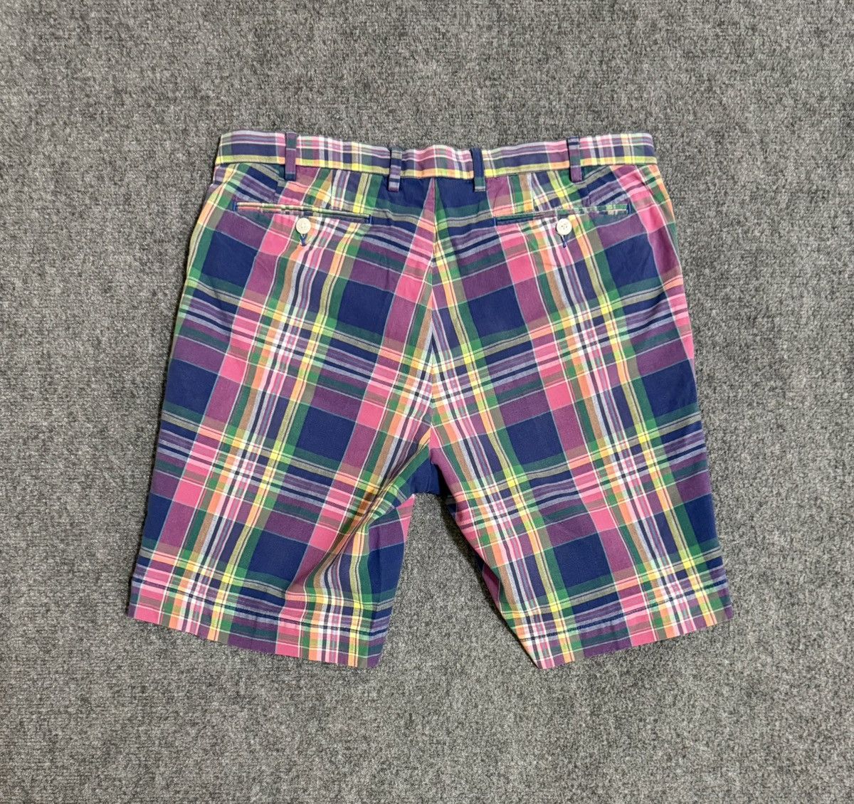 Polo Ralph Lauren Vintage Polo Ralph Lauren India Madras Shorts 34 Size US 34 / EU 50 - 8 Thumbnail