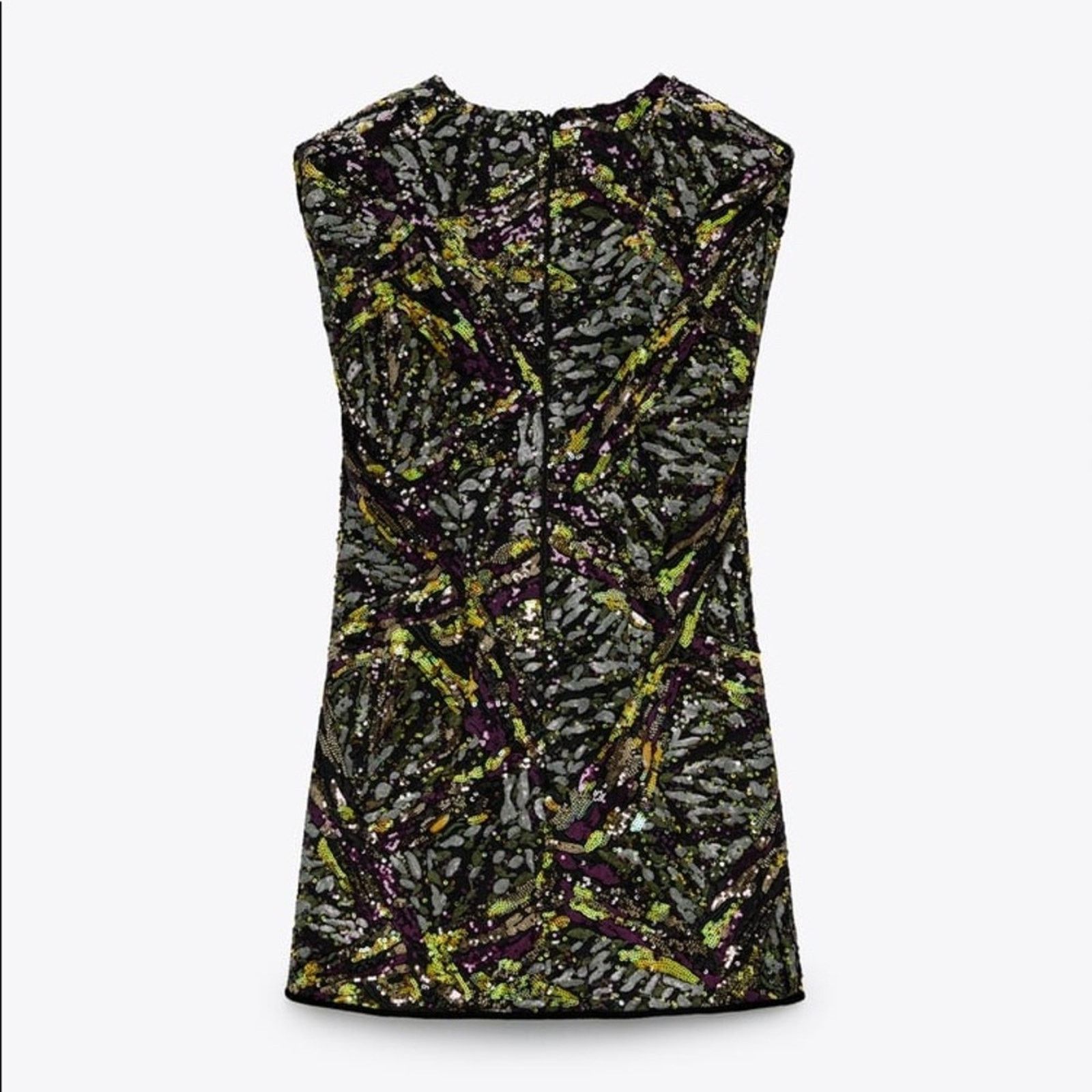 Zara ZARA BLOGGER FAVORITE SEQUIN MINI DRESS Size S / US 4 / IT 40 - 12 Thumbnail