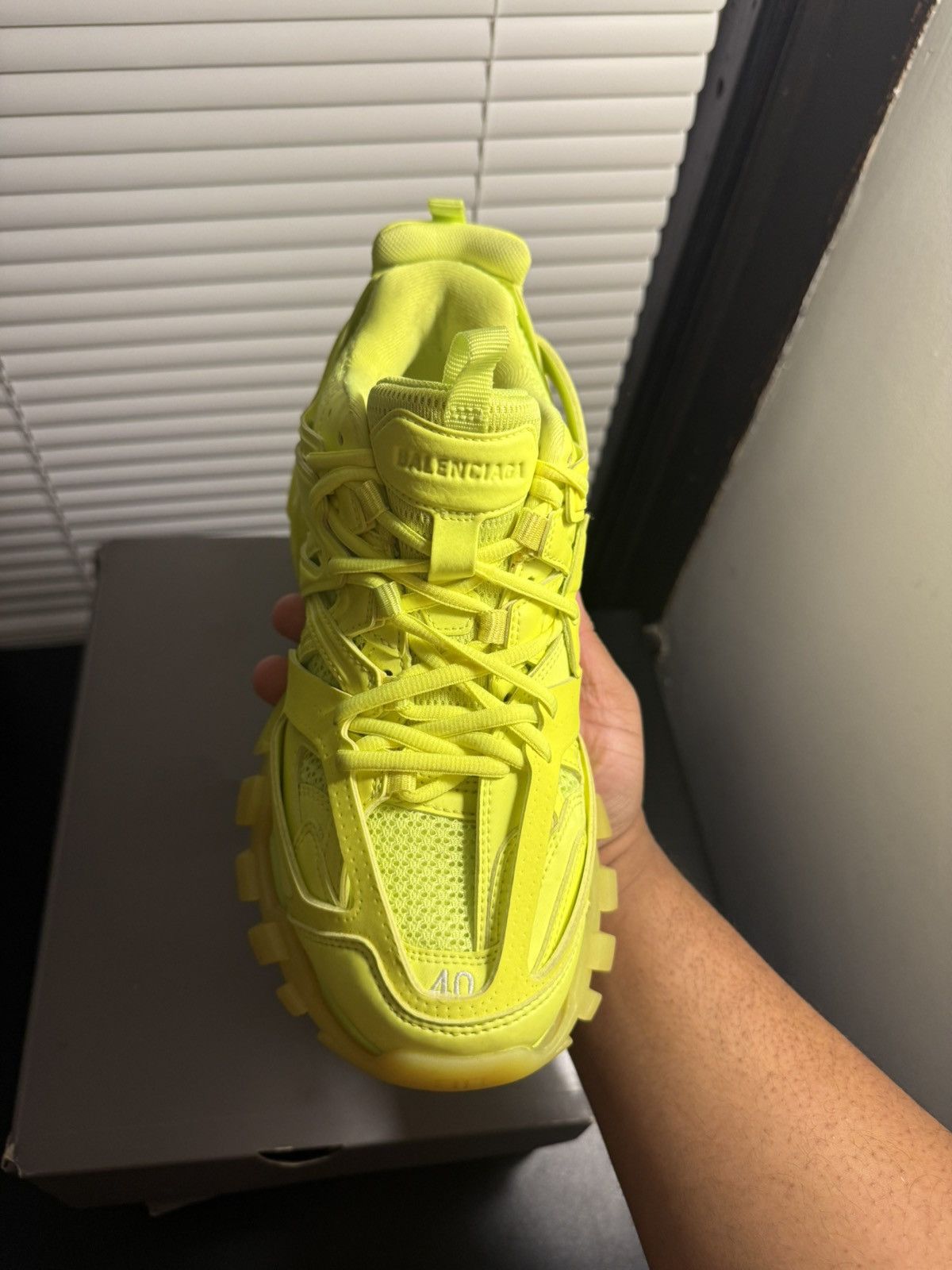 Balenciaga Balenciaga Track Neon Yellow Low Top Sneaker 7 US / 40 EU Size US 7 / EU 40 - 10 Thumbnail