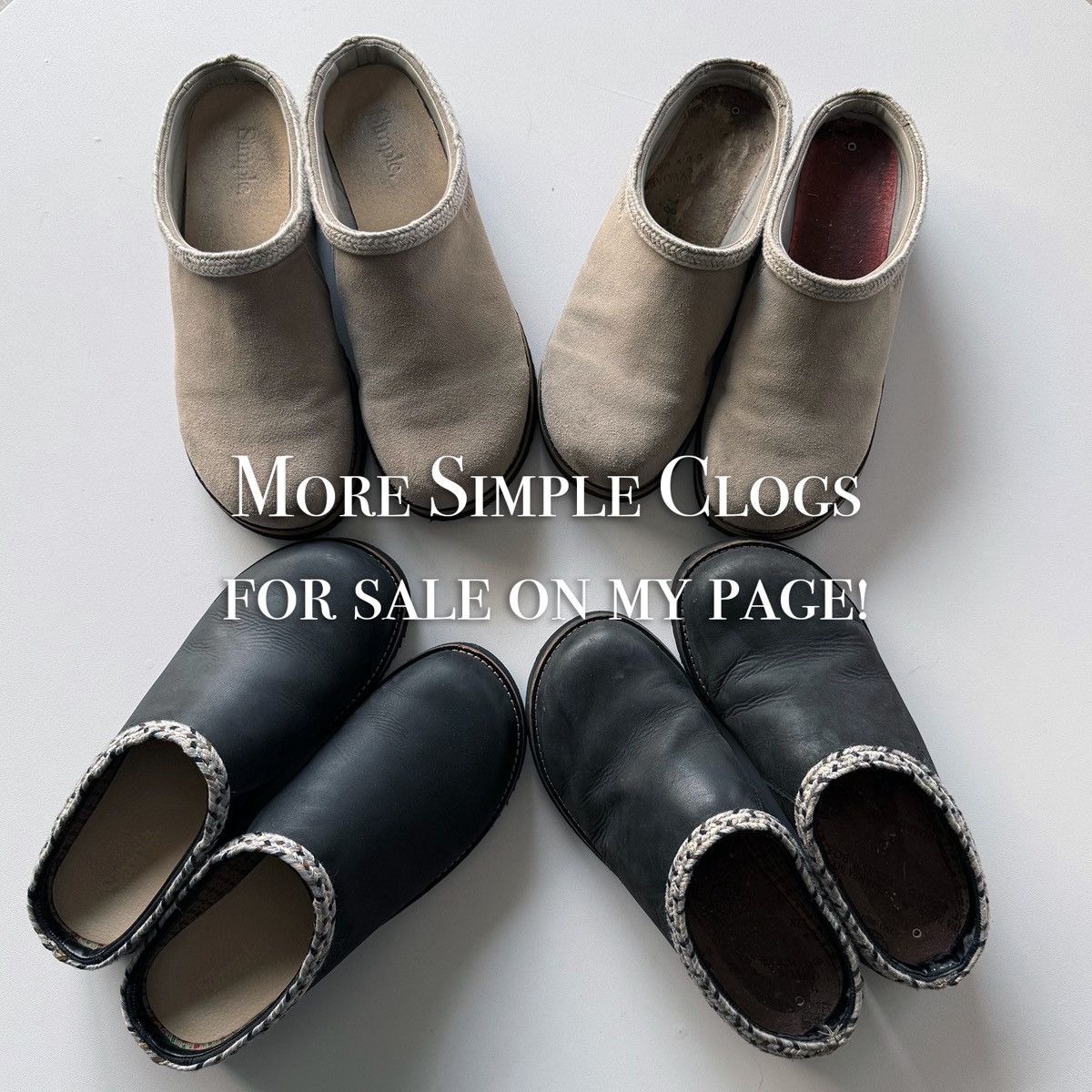 Simple Shoes Simple Shoes | Original Clog | Stone Grey | Size 9 Size US 9 / EU 42 - 10 Thumbnail