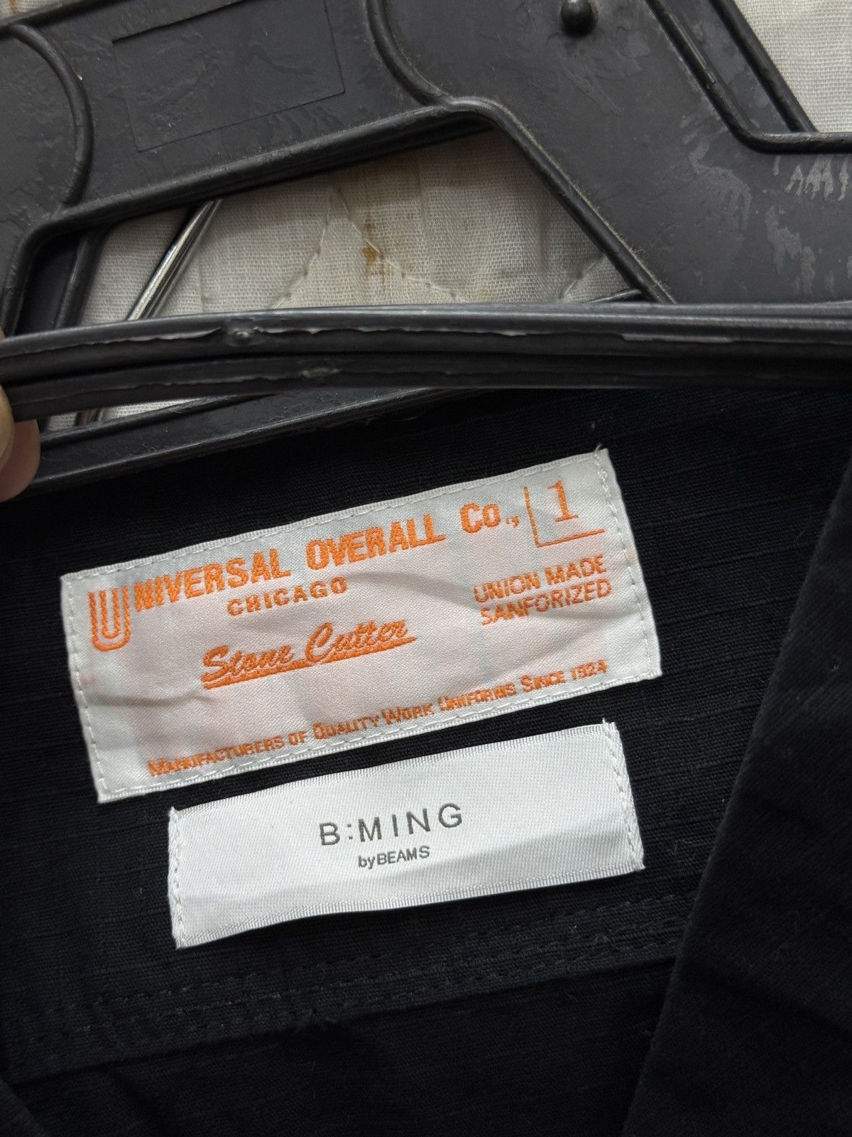 Universal Overall Chicago 🔥🔥🔥STEALS VINTAGE UNIVERSAL OVERALS CHICAGO X BEAMS Size US L / EU 52-54 / 3 - 5 Thumbnail